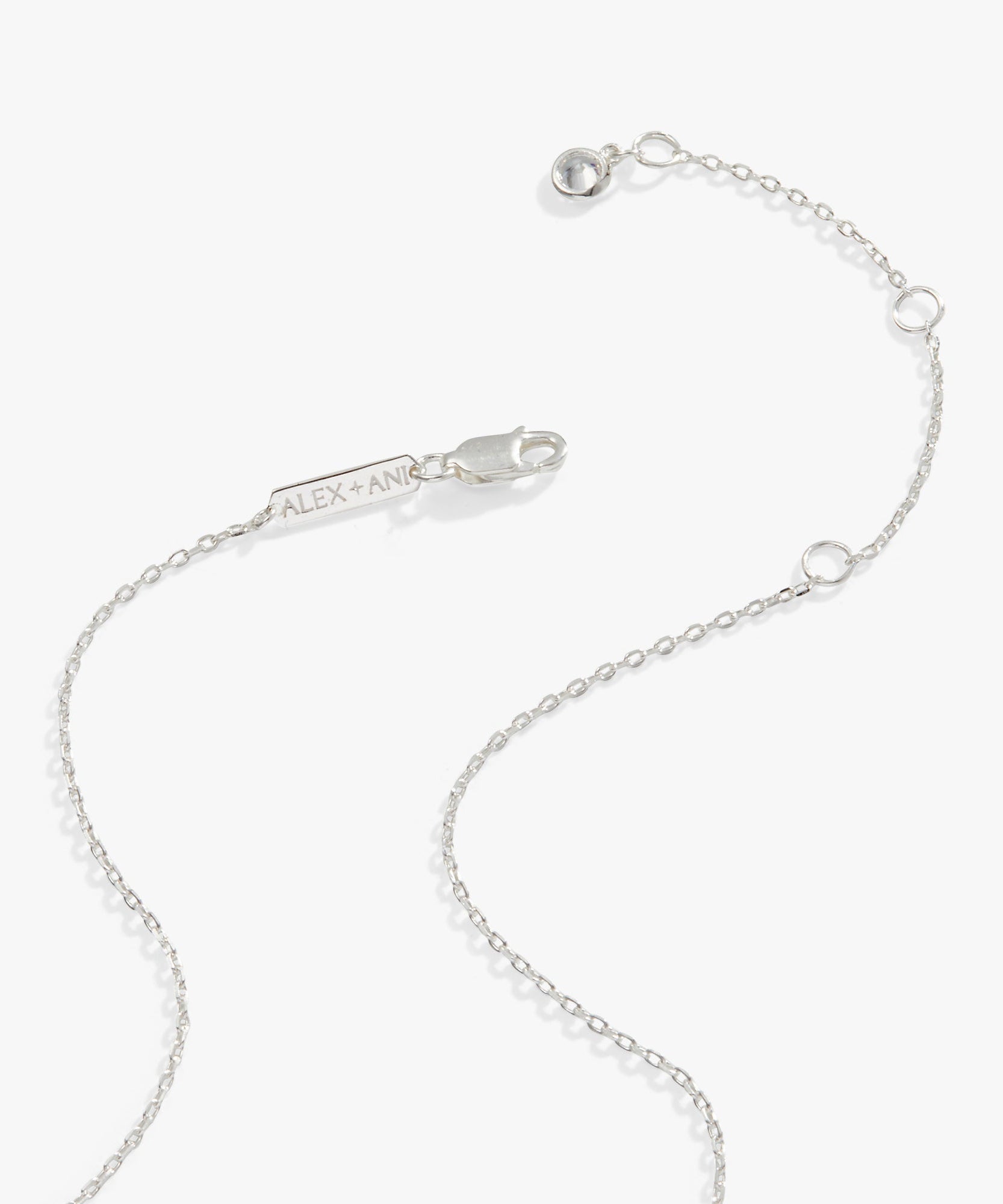 Butterfly + Crystal Necklace, Adjustable