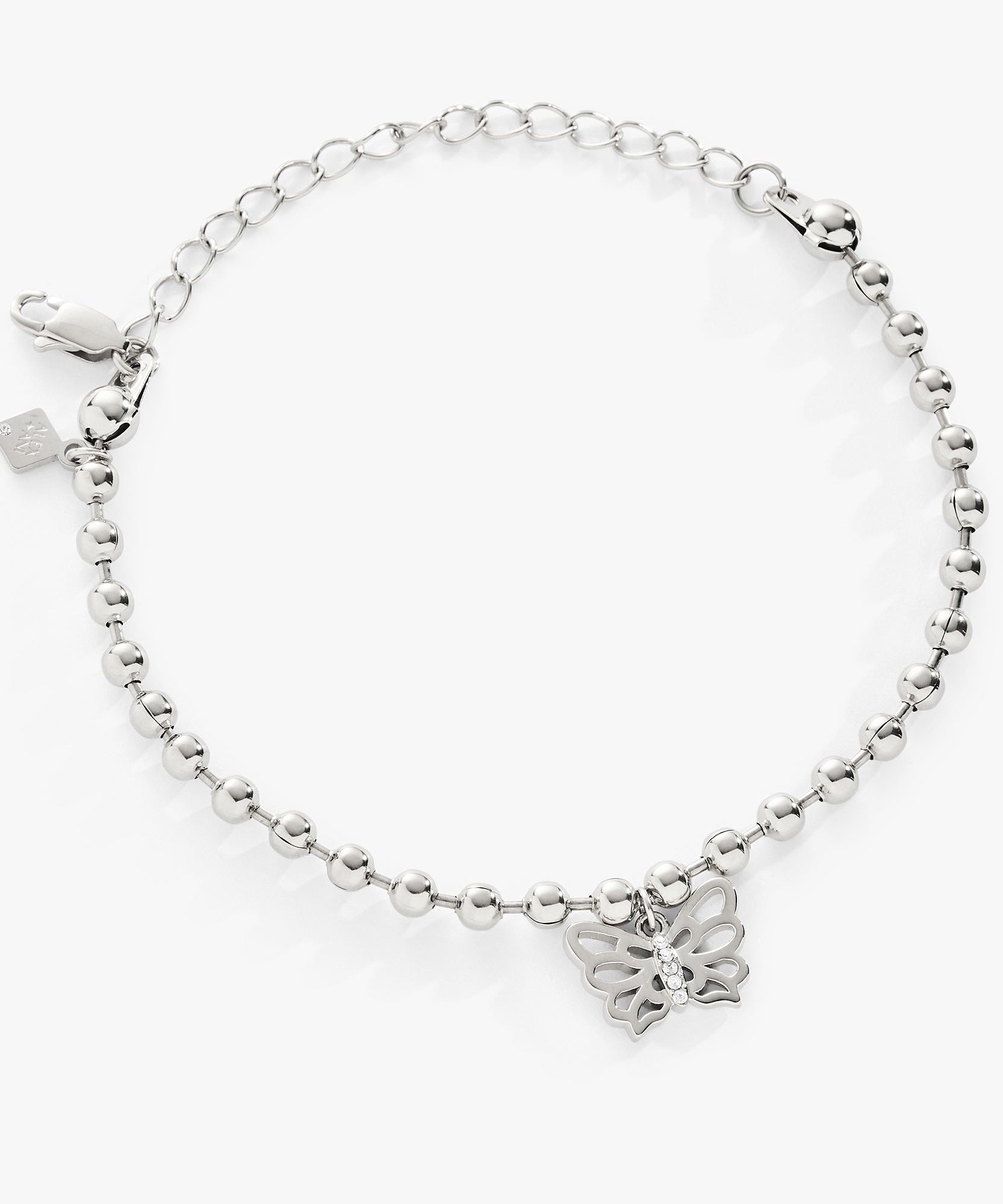 Butterfly Ball Chain Bracelet