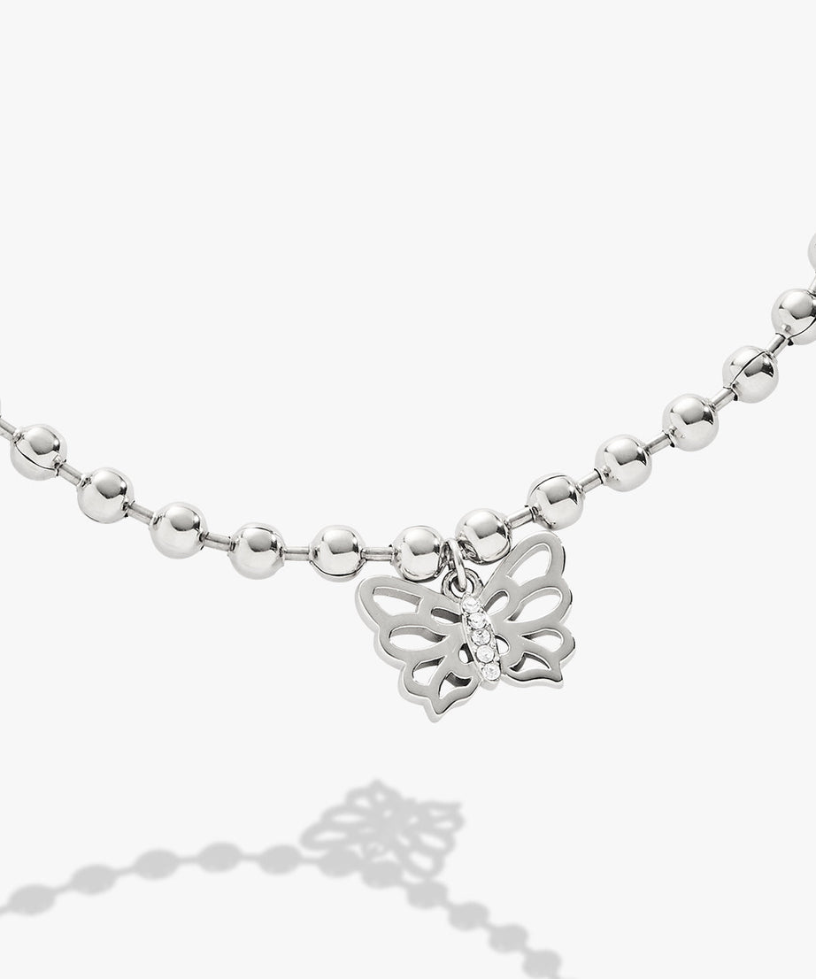 Butterfly Ball Chain Bracelet