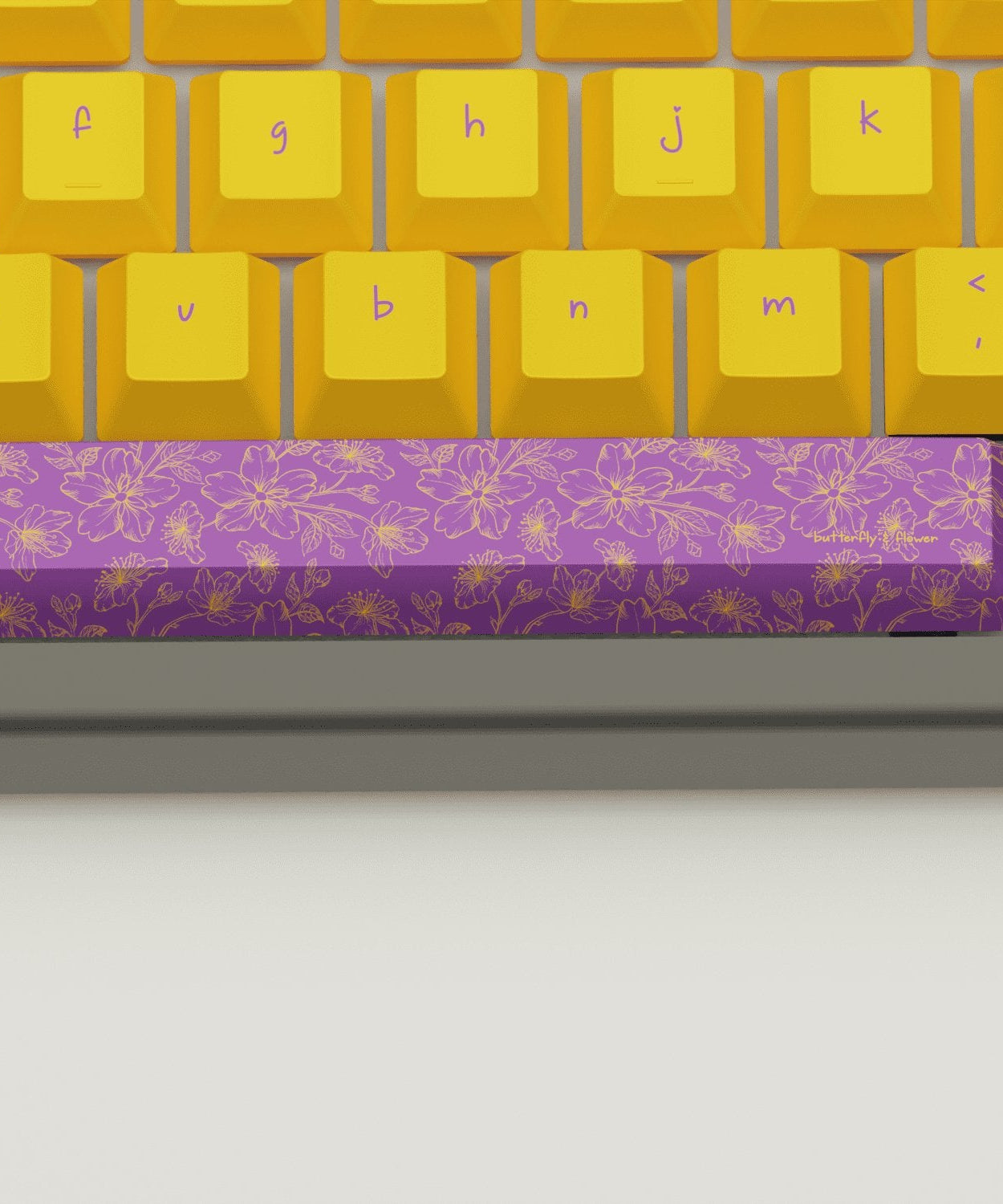 Butterfly Design Keycaps and Mechanical Keyboard