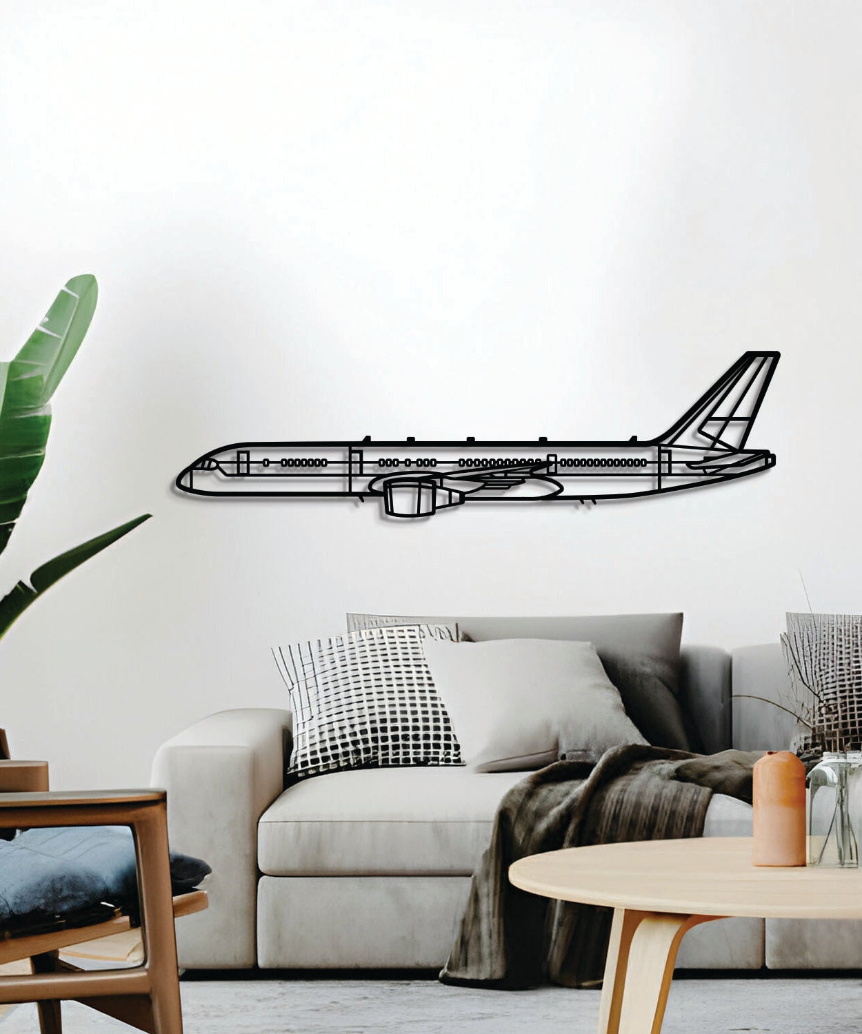 C-32 Metallflugzeug Wandkunst - NCP0528