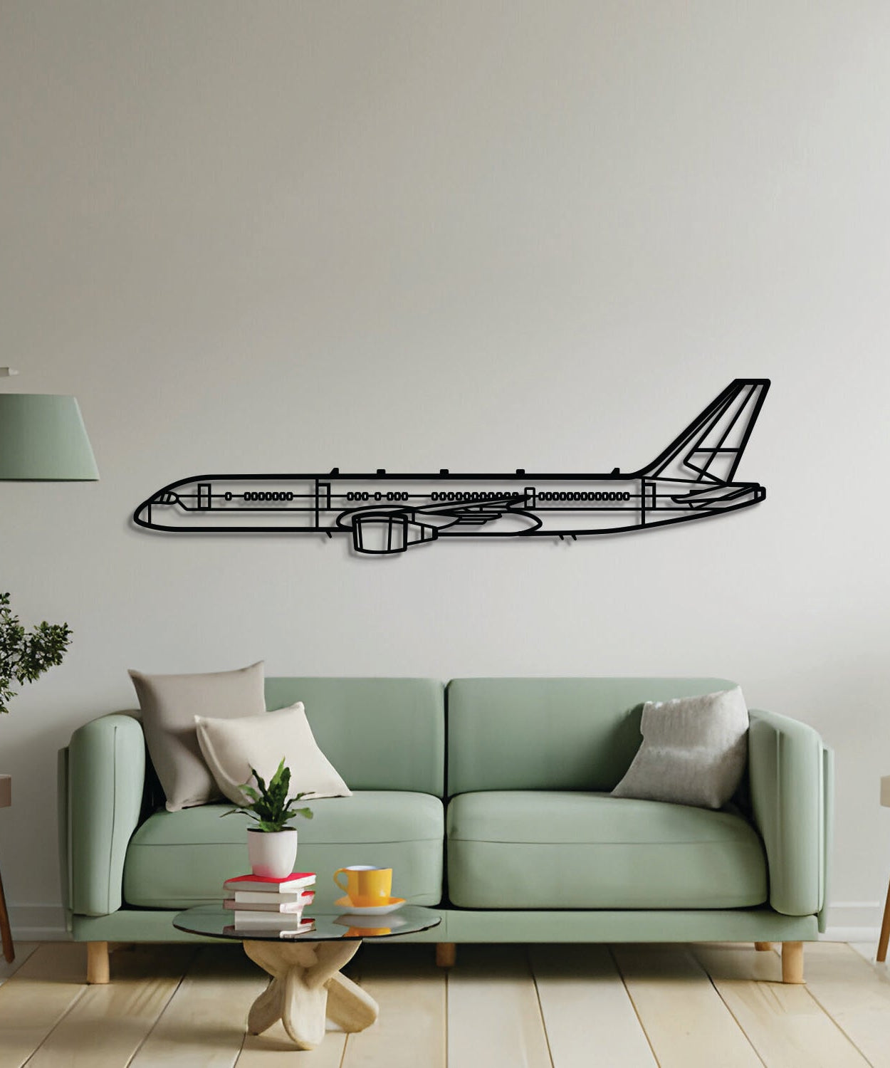 C-32 Metallflugzeug Wandkunst - NCP0528
