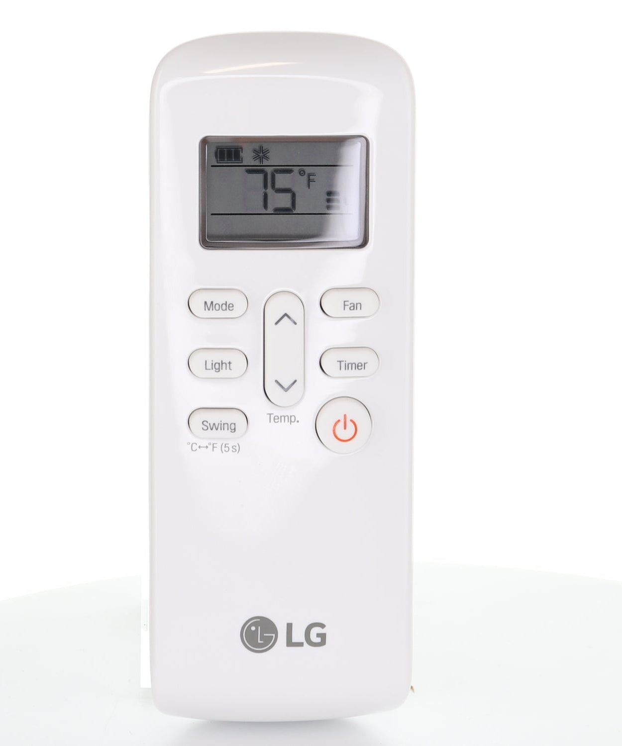 LG 810900659 Portable Air Conditioner Remote Control Assembly | IR with LCD Temp Display Screen - COV36174376