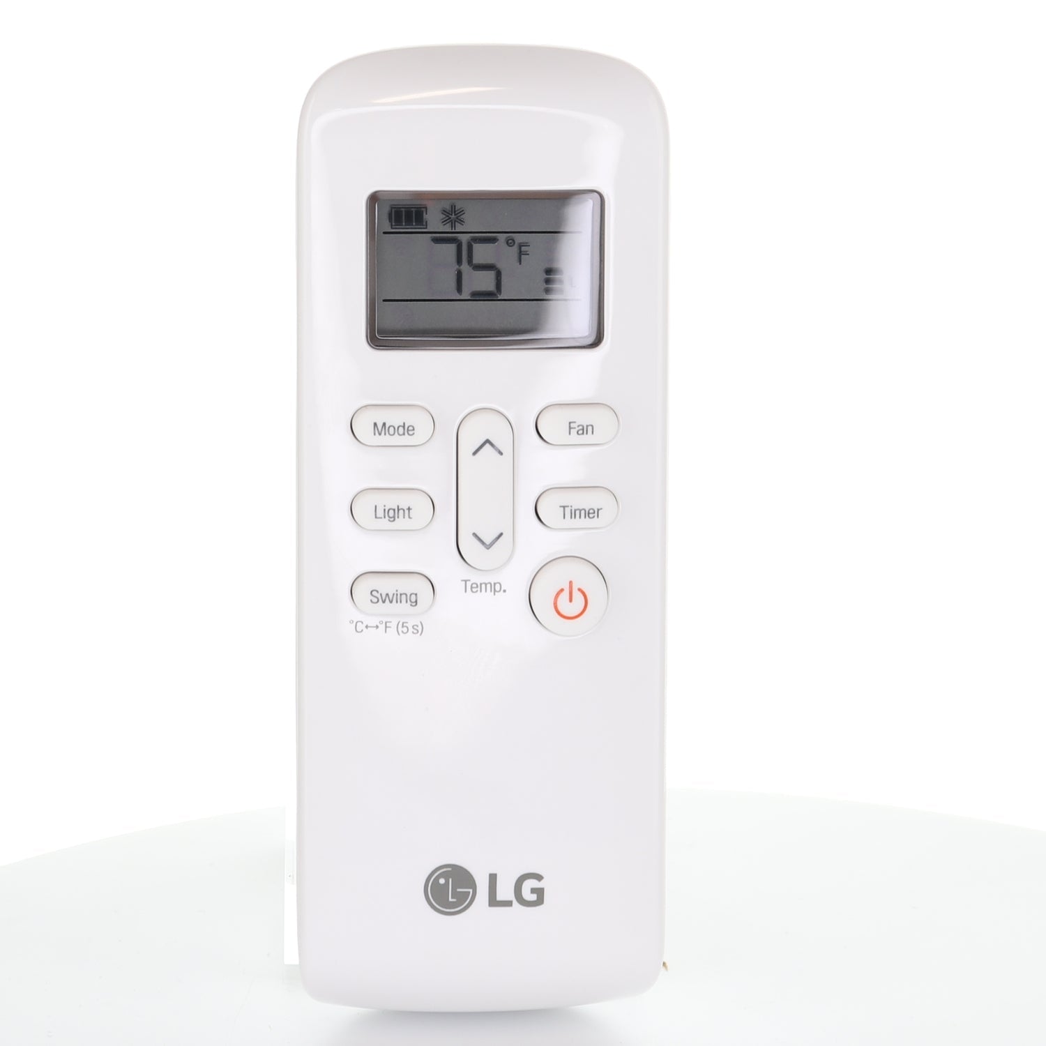 LG 810900659 Portable Air Conditioner Remote Control Assembly | IR with LCD Temp Display Screen - COV36174376