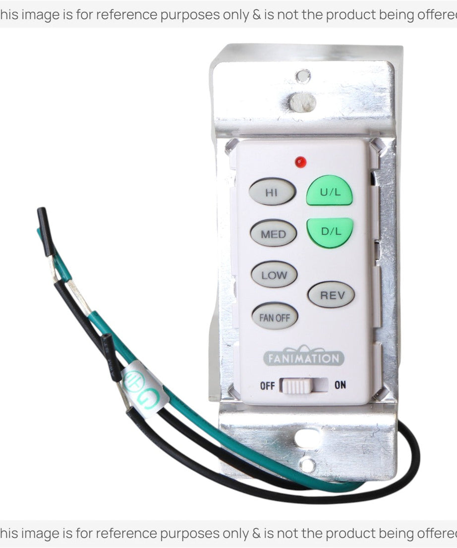 Anderic Substitute for Fanimation C23 Wall Switch Ceiling Fan Remote Control with UP & DOWN light and Rev UC-9051T [CHQ9051T Wireless]
