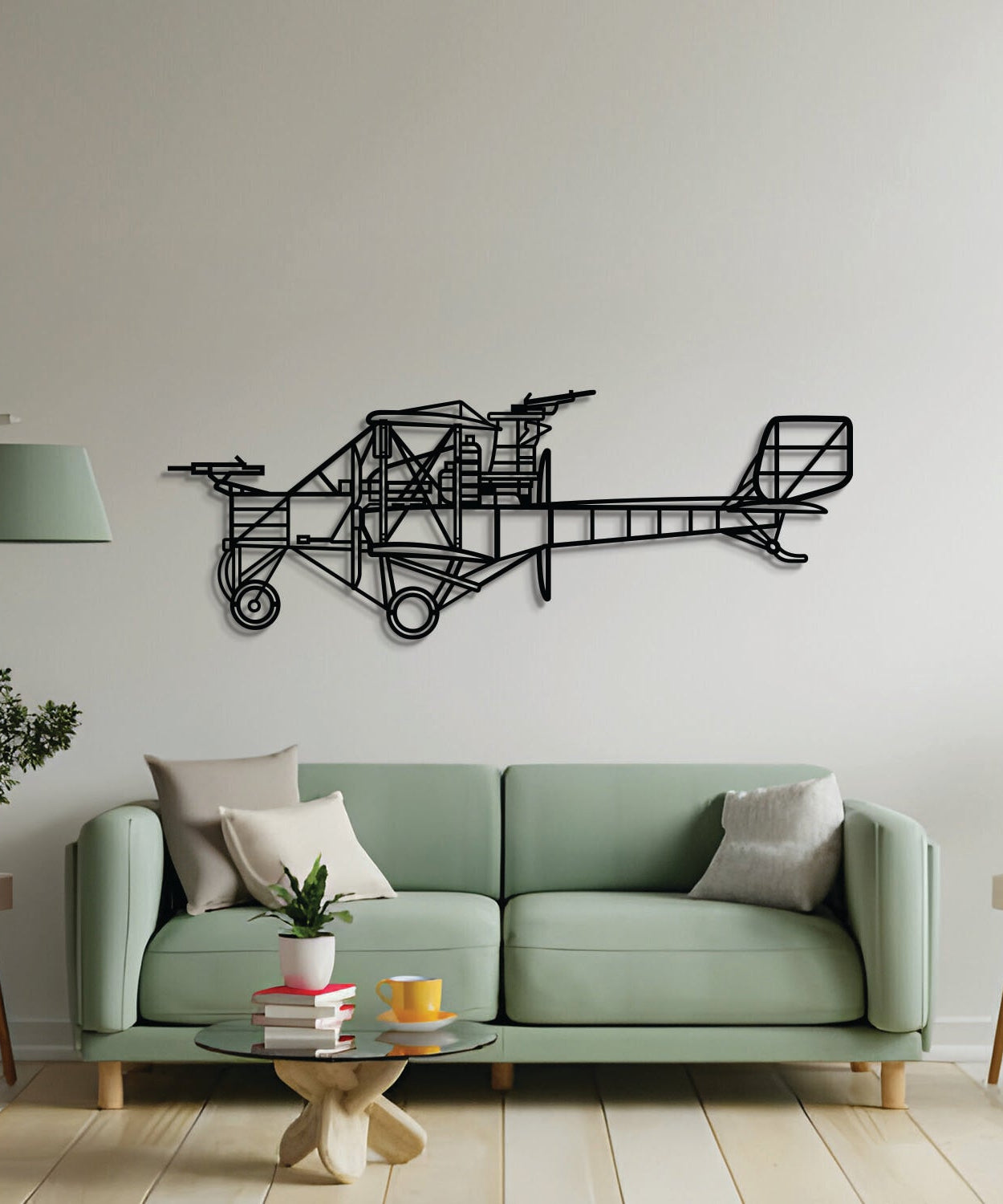 Ca.3 Metallflugzeug Wandkunst - NCP0534