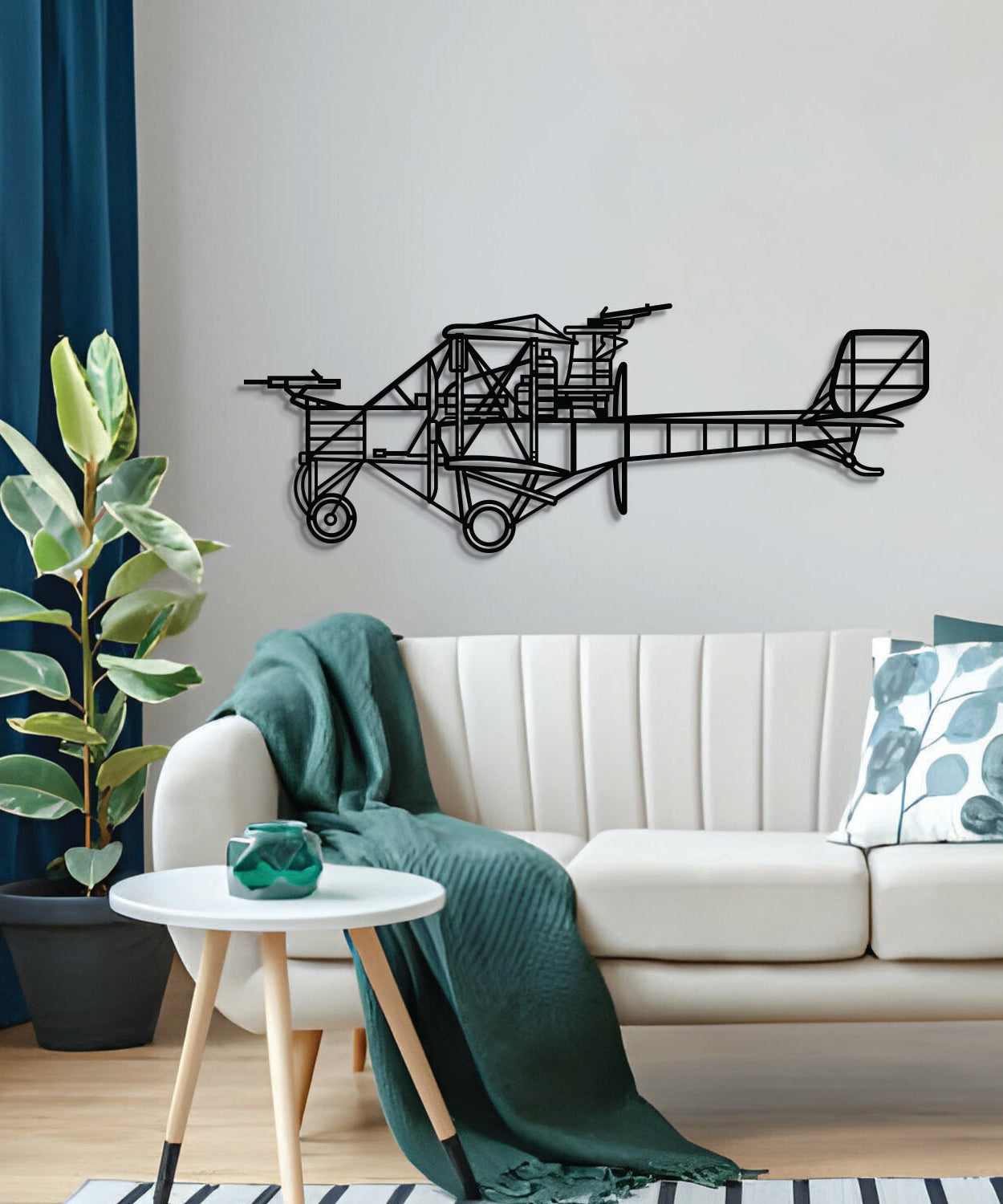Ca.3 Metallflugzeug Wandkunst - NCP0534