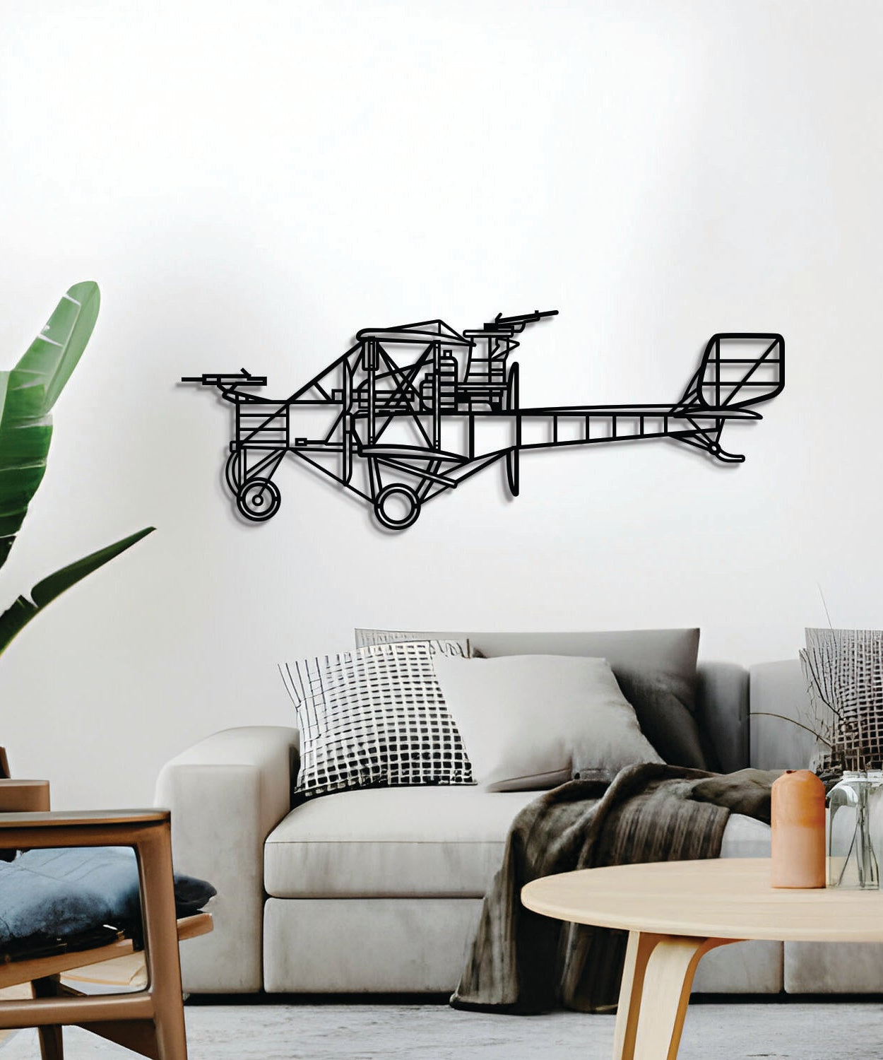 Ca.3 Metallflugzeug Wandkunst - NCP0534