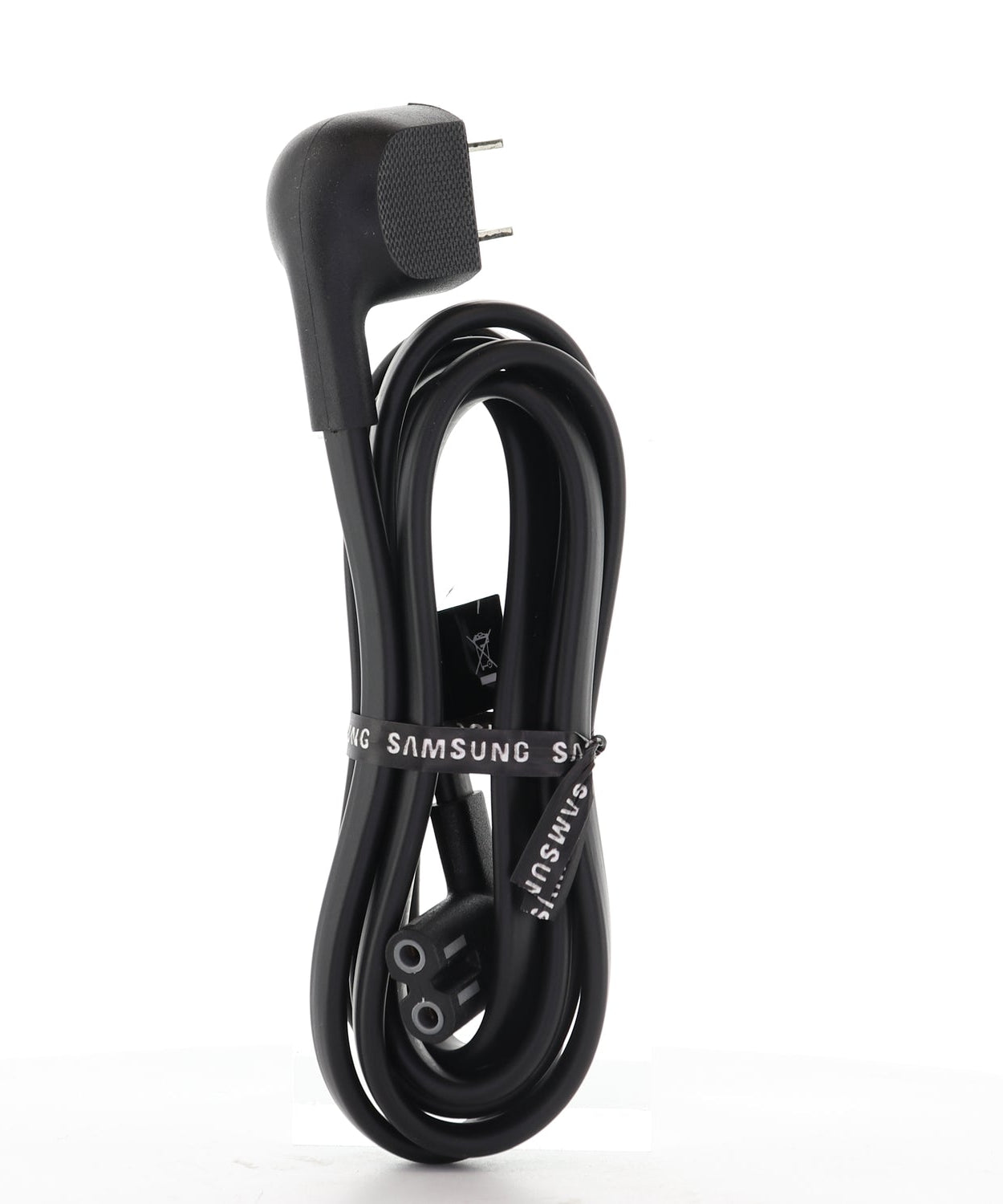 Samsung 3903-001117 AC Power Cable | Elbow C7 figure-8 to Elbow 2-Prong Male Connector | Non-Polarized – 3903001117 5 Foot