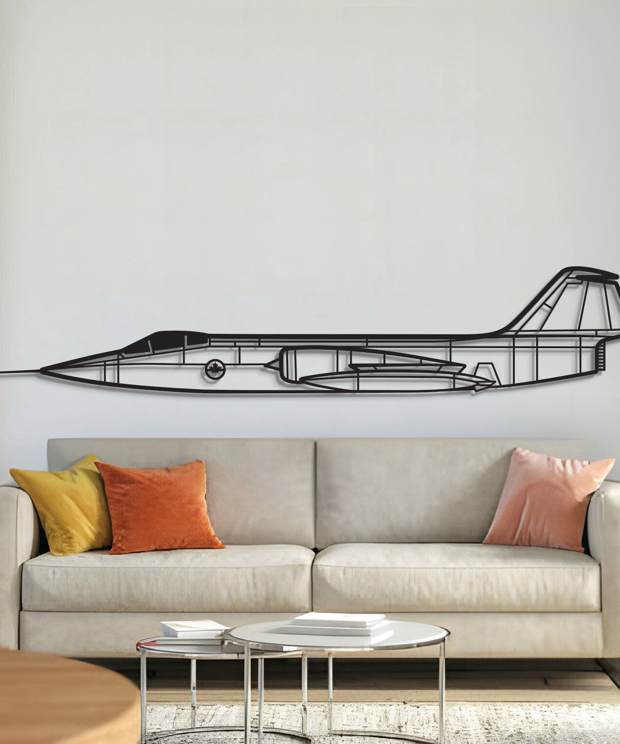 CF-104 Wandbild aus Metall – NCP0316