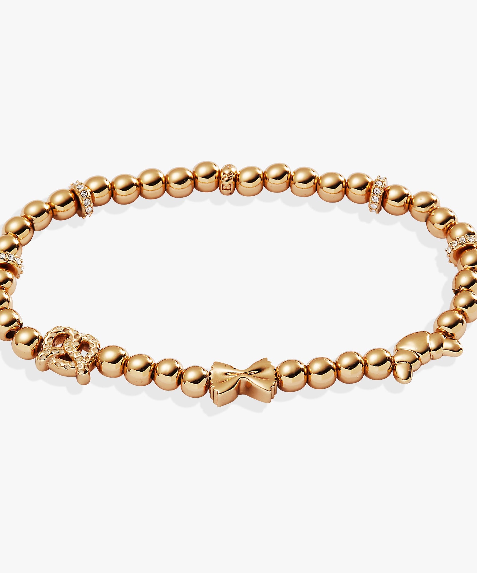 'Carbs are My Love Language' Beaded Stretch Bracelet