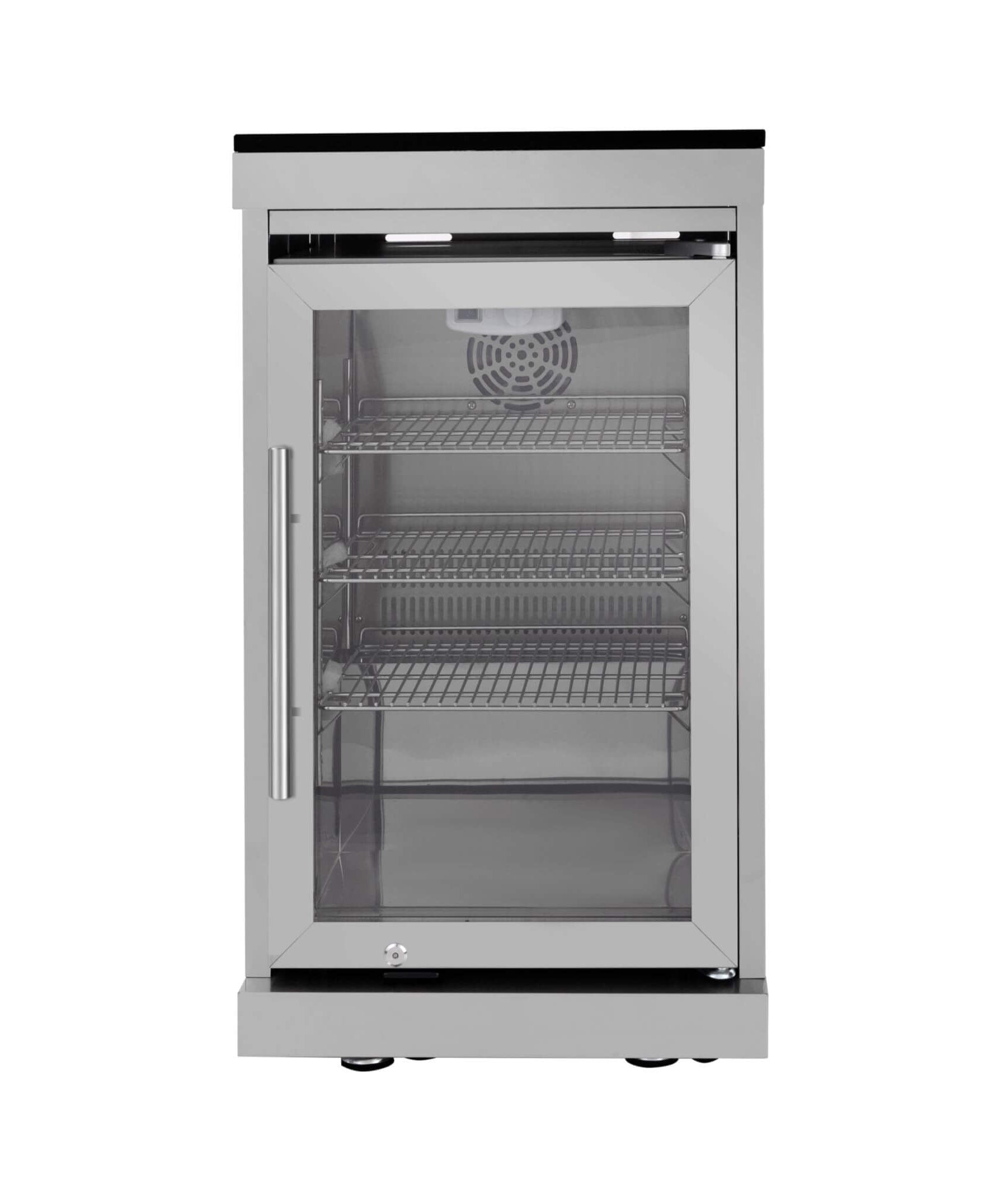 Castelle Flame Capri 96-Inch 6-Burner 85000 BTU Outdoor Kitchen Liquid Propane Grill Island With Fridge (SAK42895)