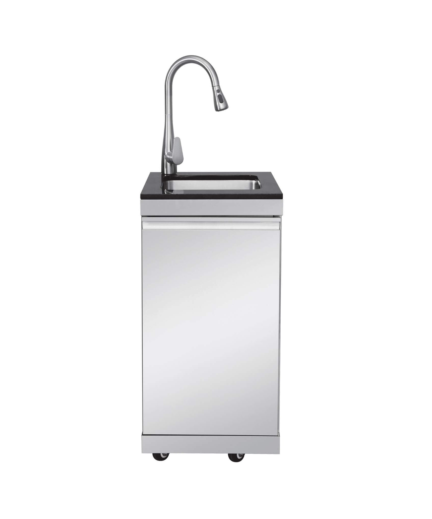 Castelle Flame Deluxe 4-Burner 72000 BTU Stainless Steel Liquid Propane Grill Island (SAK31425)