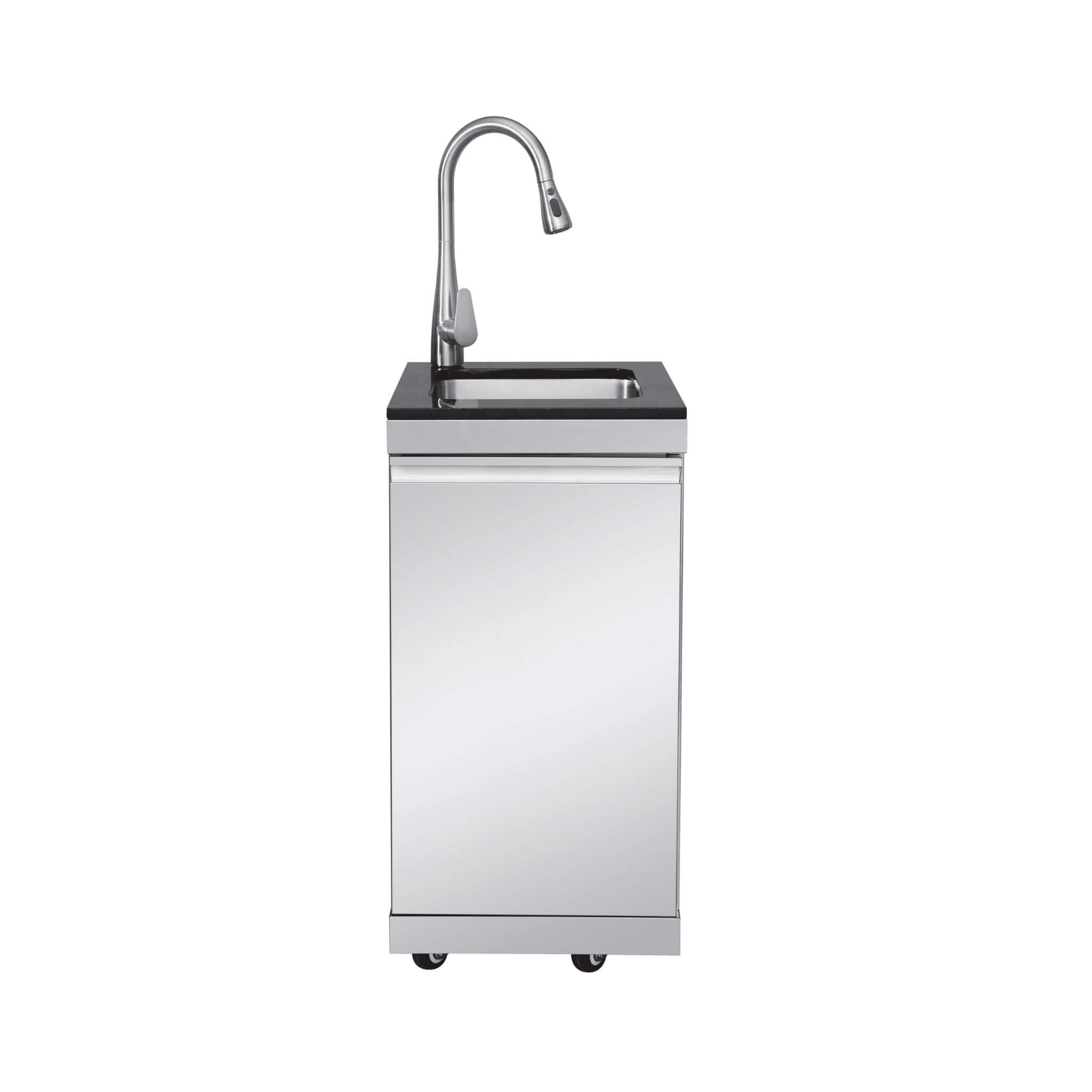 Castelle Flame Deluxe 4-Burner 72000 BTU Stainless Steel Liquid Propane Grill Island (SAK31425)