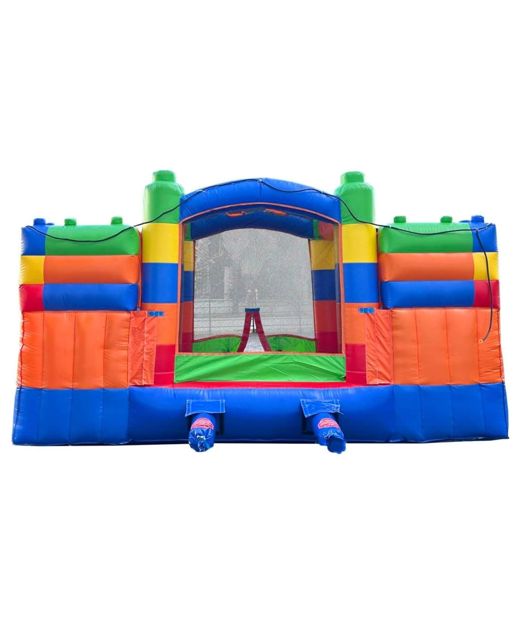 16FT Castle Bounce House With Dual Slides, Blower And Pool Combo (SAK56319)