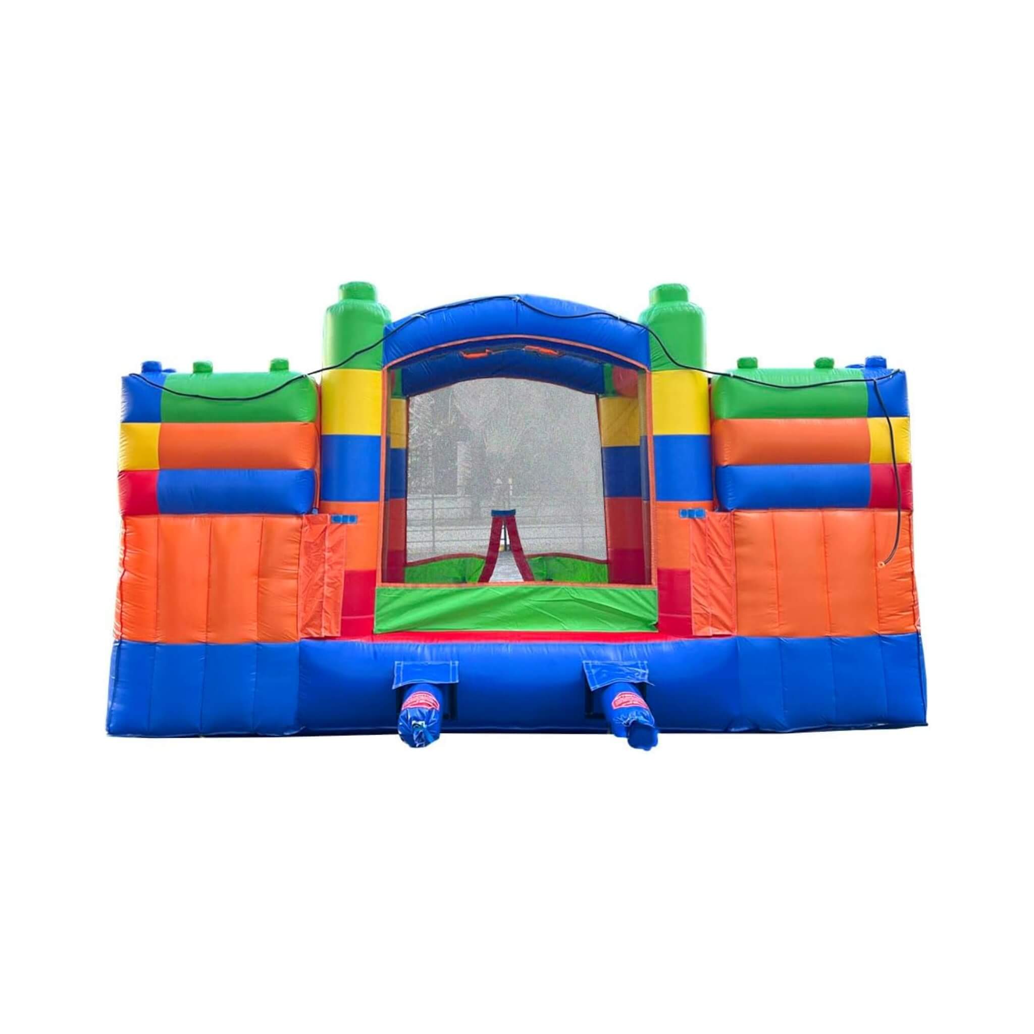 16FT Castle Bounce House With Dual Slides, Blower And Pool Combo (SAK56319)