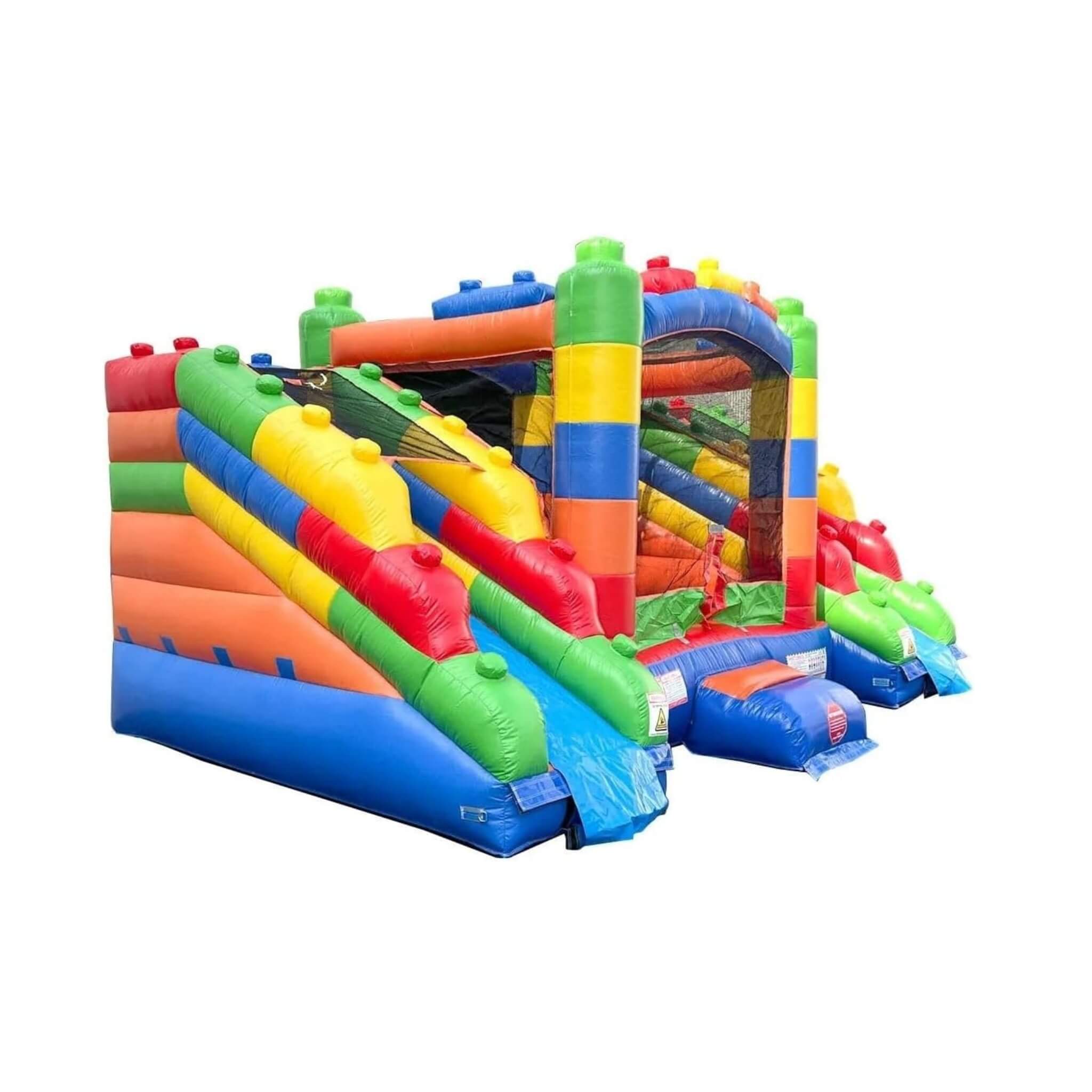 16FT Castle Bounce House With Dual Slides, Blower And Pool Combo (SAK56319)