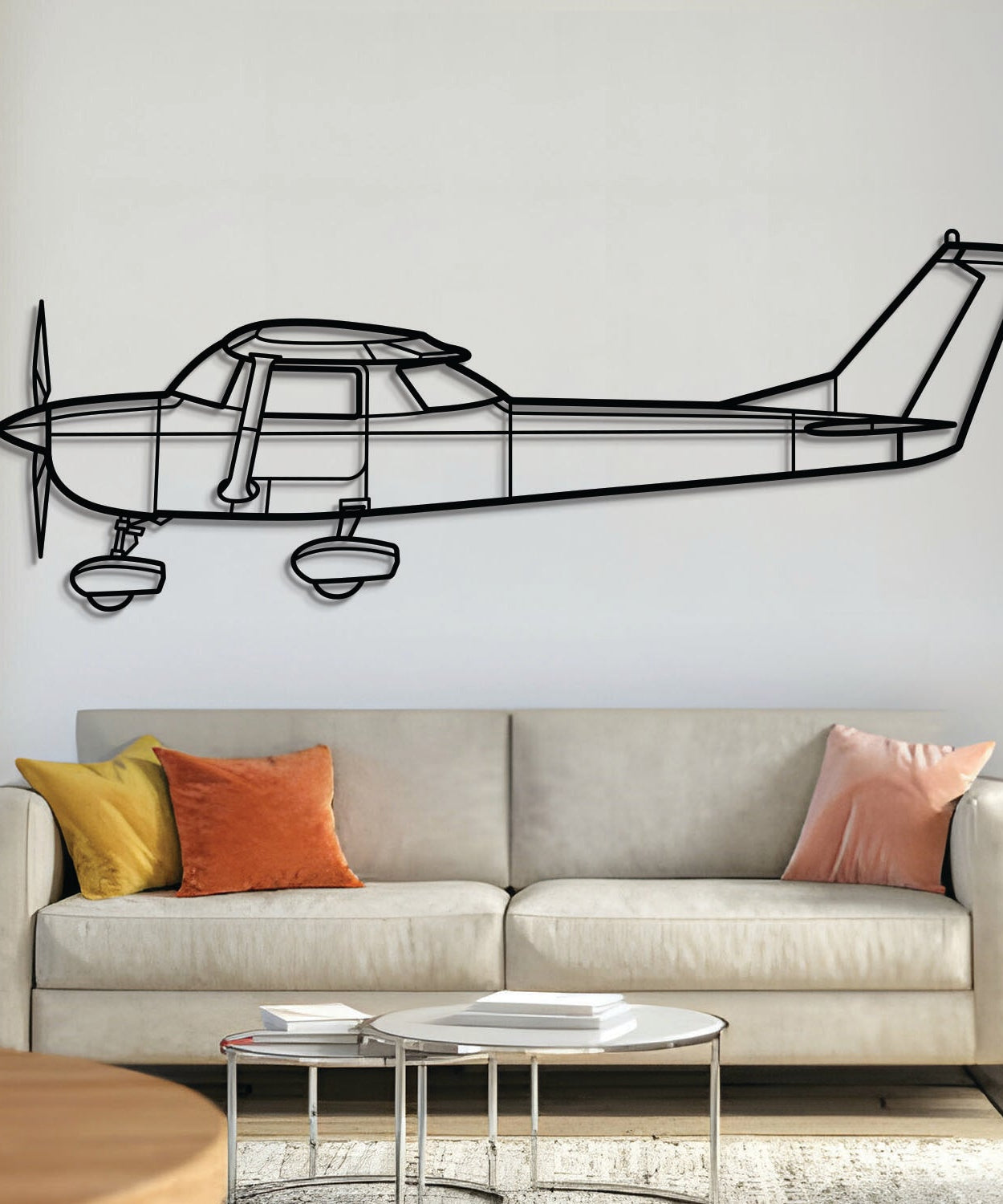 150 Metallflugzeug Wandkunst - NCP0202