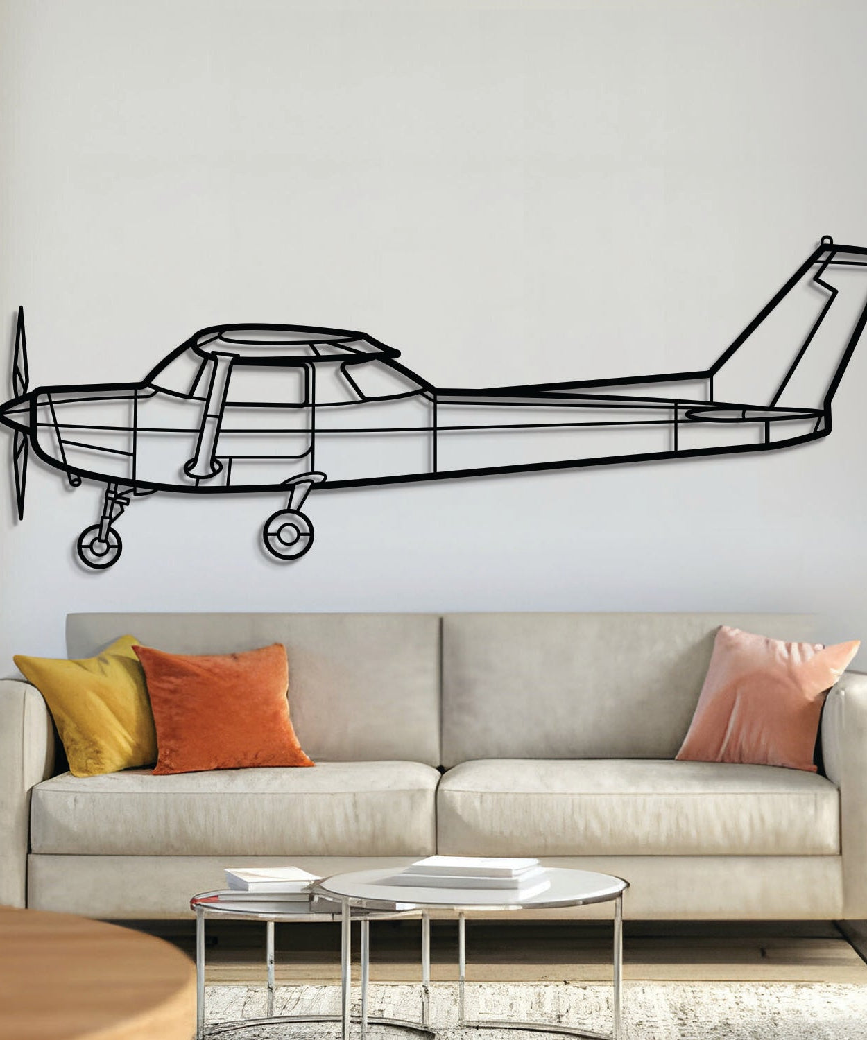 152 Metallflugzeug Wandkunst - NCP0203