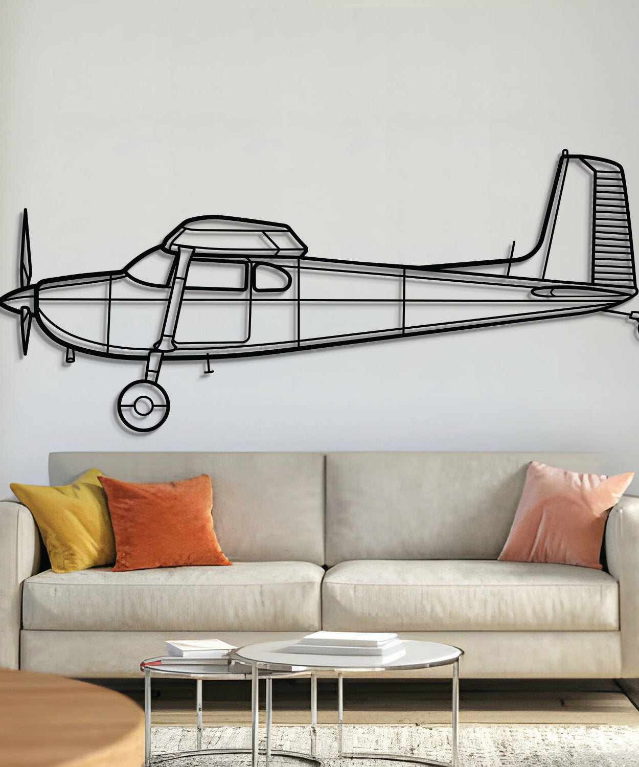 180F Metallflugzeug-Wandkunst - NCP0205