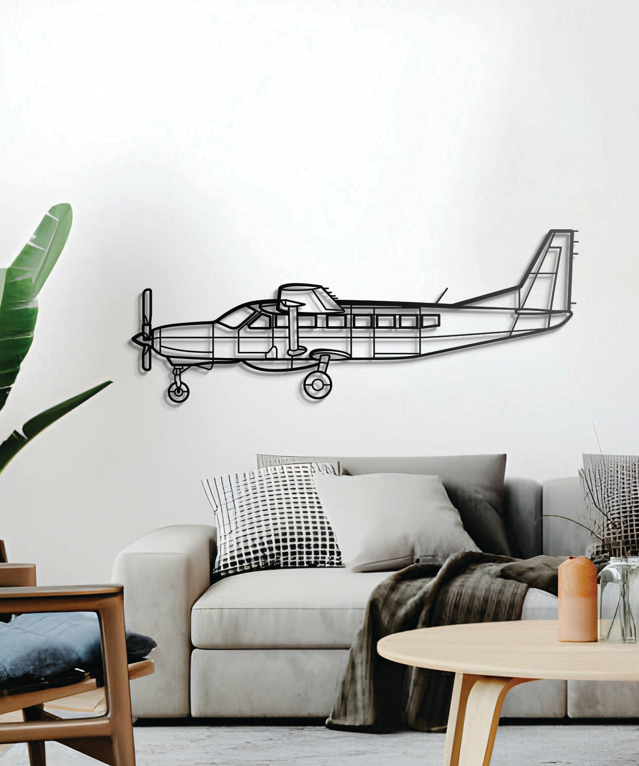 208B Grand Caravan EX Metallflugzeug Wandbild - NCP0155