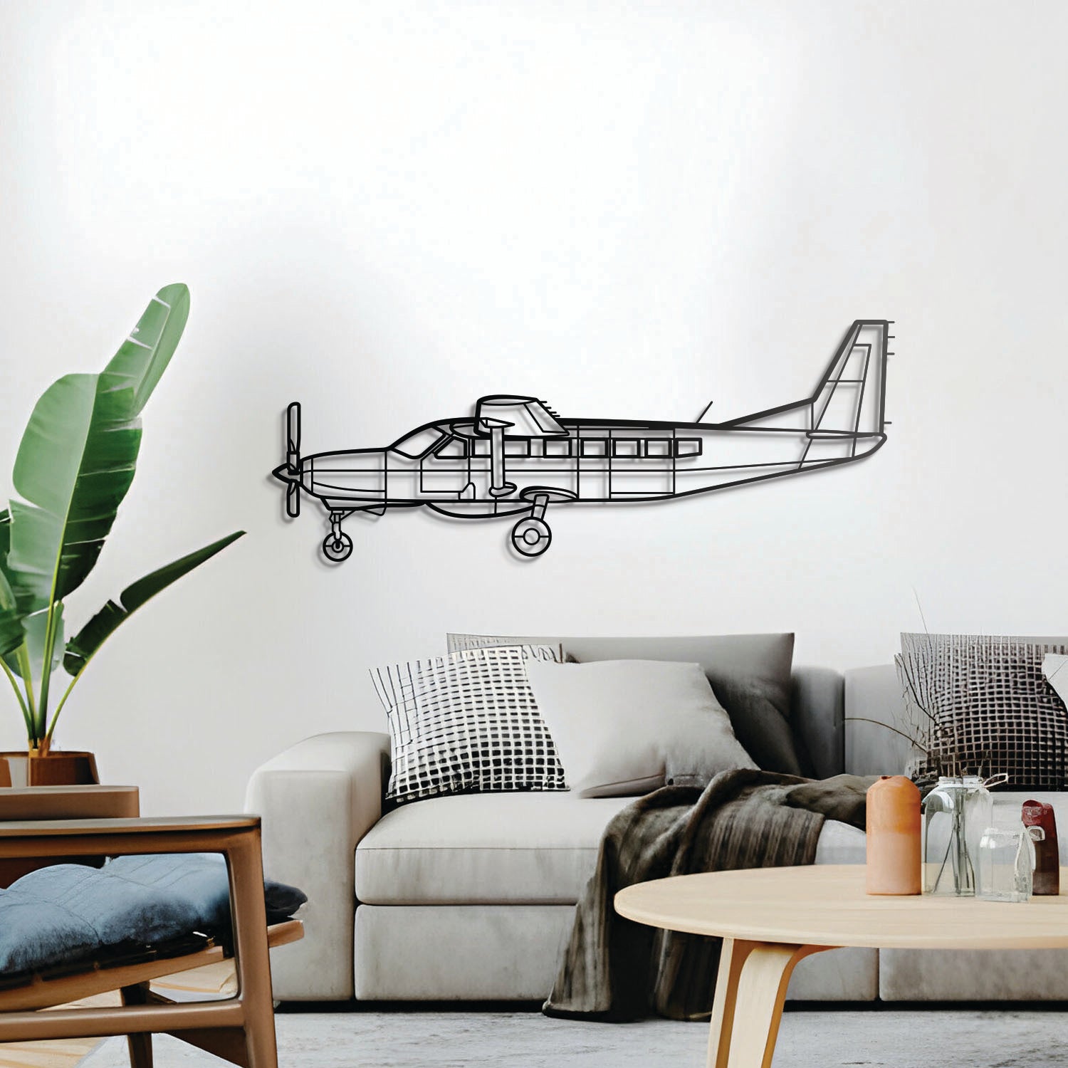 208B Grand Caravan EX Metallflugzeug Wandbild - NCP0155