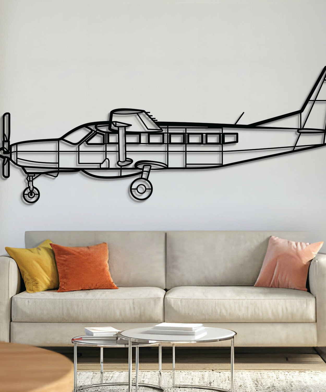 208B Grand Caravan EX Metallflugzeug Wandbild - NCP0155