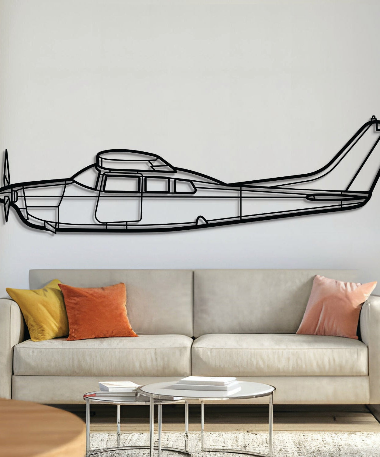 210 Centurion Metall-Flugzeug Wandkunst - NCP0156