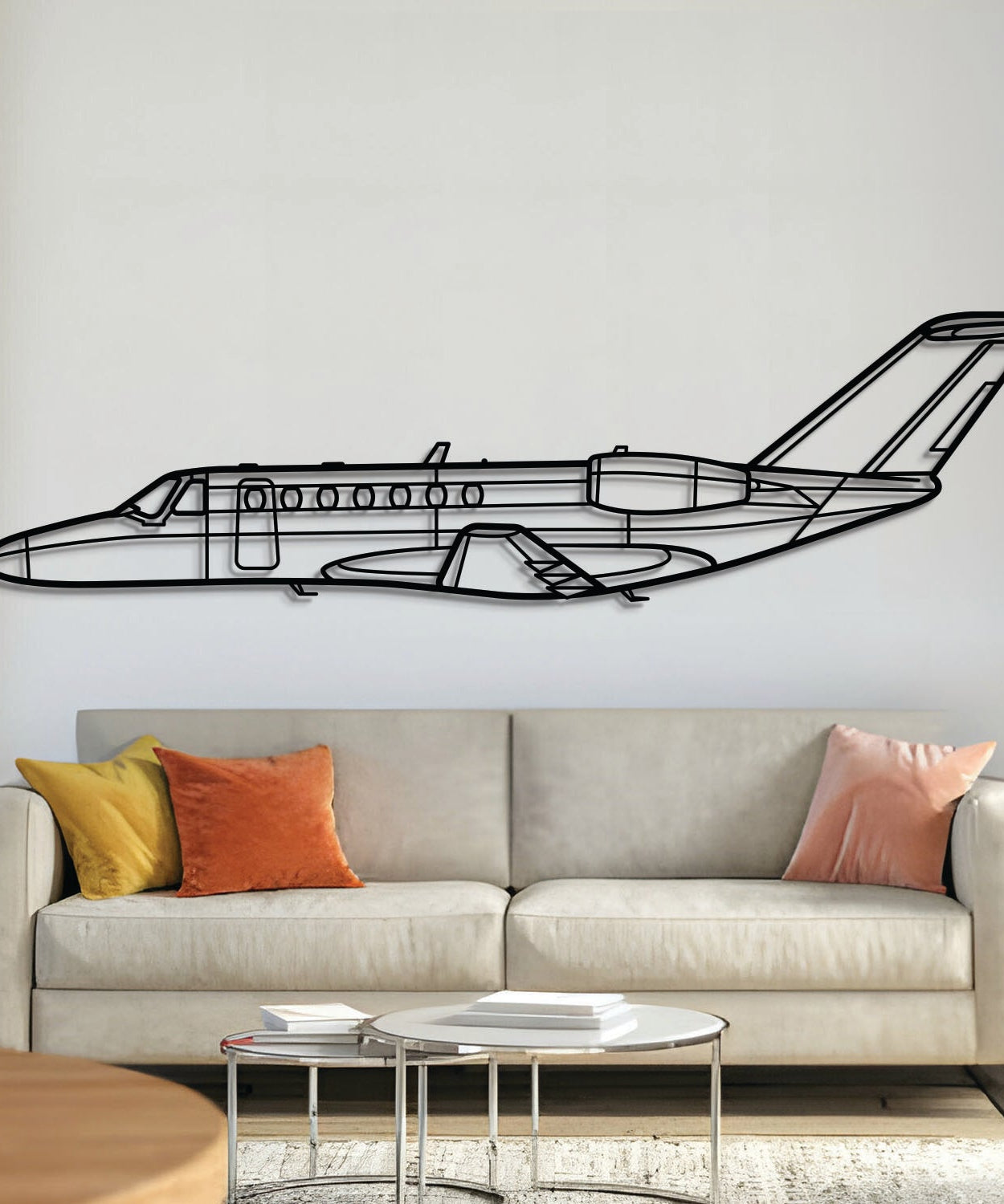 525B CJ3 Metallflugzeug Wandkunst - NCP0158