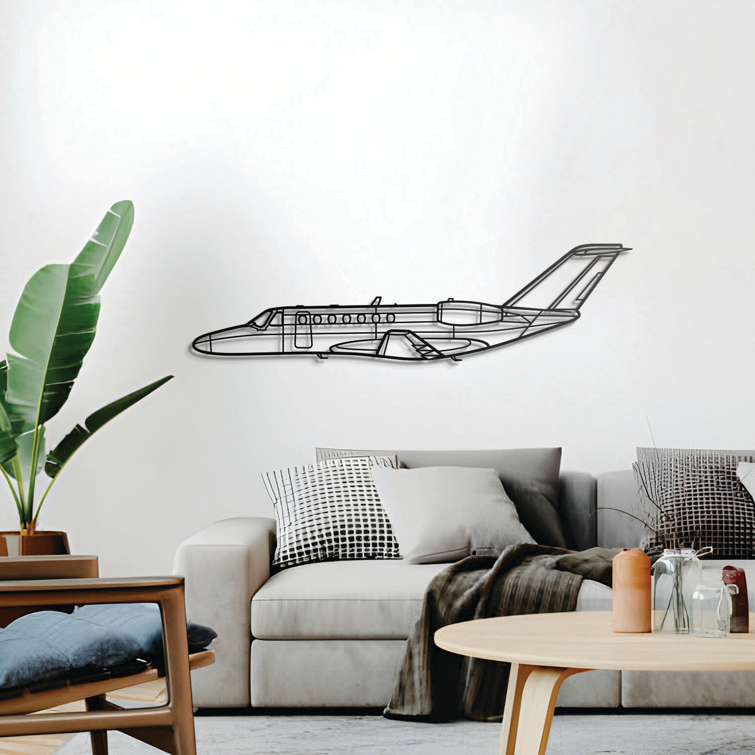 525B CJ3 Metallflugzeug Wandkunst - NCP0158