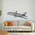 787 Angle Metal Aircraft Wall Art - NCP0013