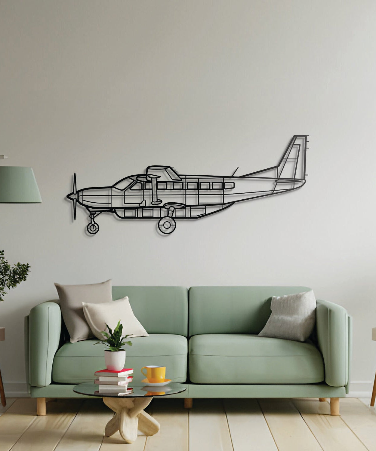 C208B Grand Caravan Wandkunst aus Metall – NCP0217