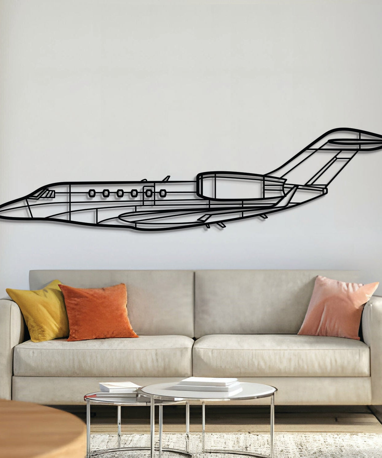 Citation X Metallflugzeug Wandkunst - NCP0167