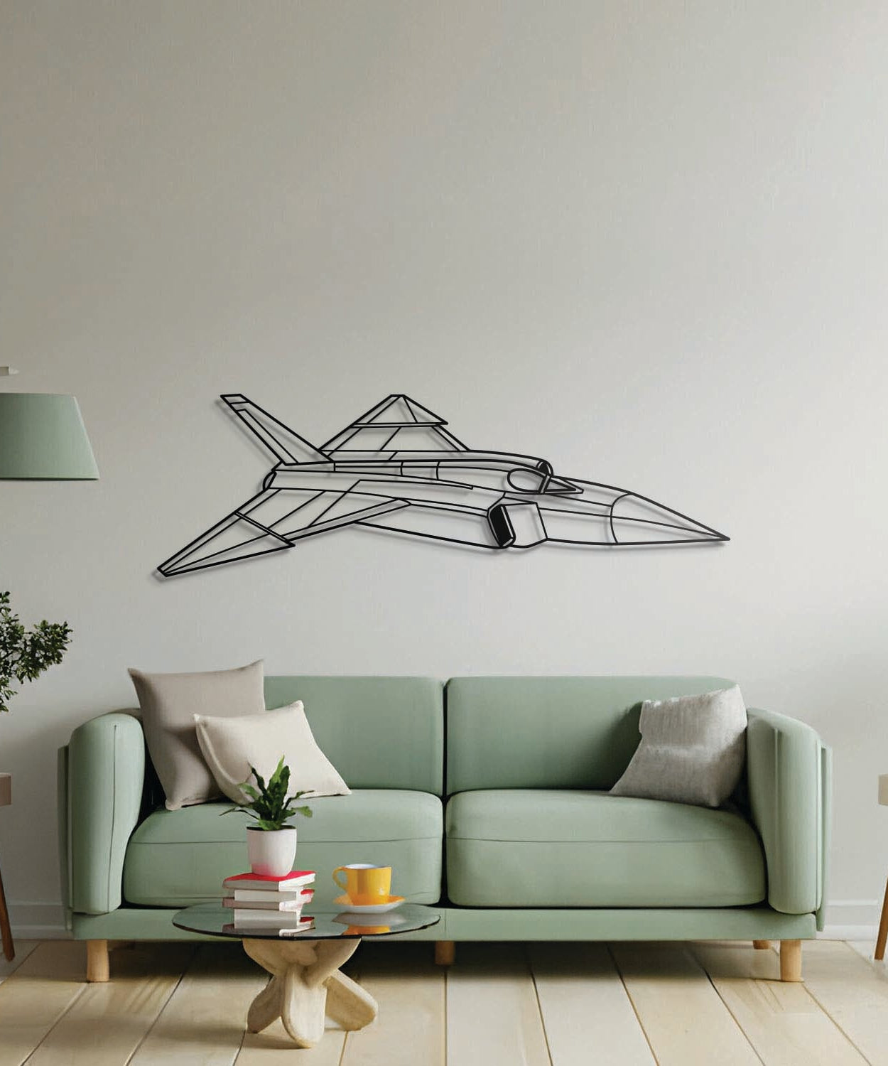 CF-105 Arrow Frontwinkel-Wandkunst aus Metall – NCP0469