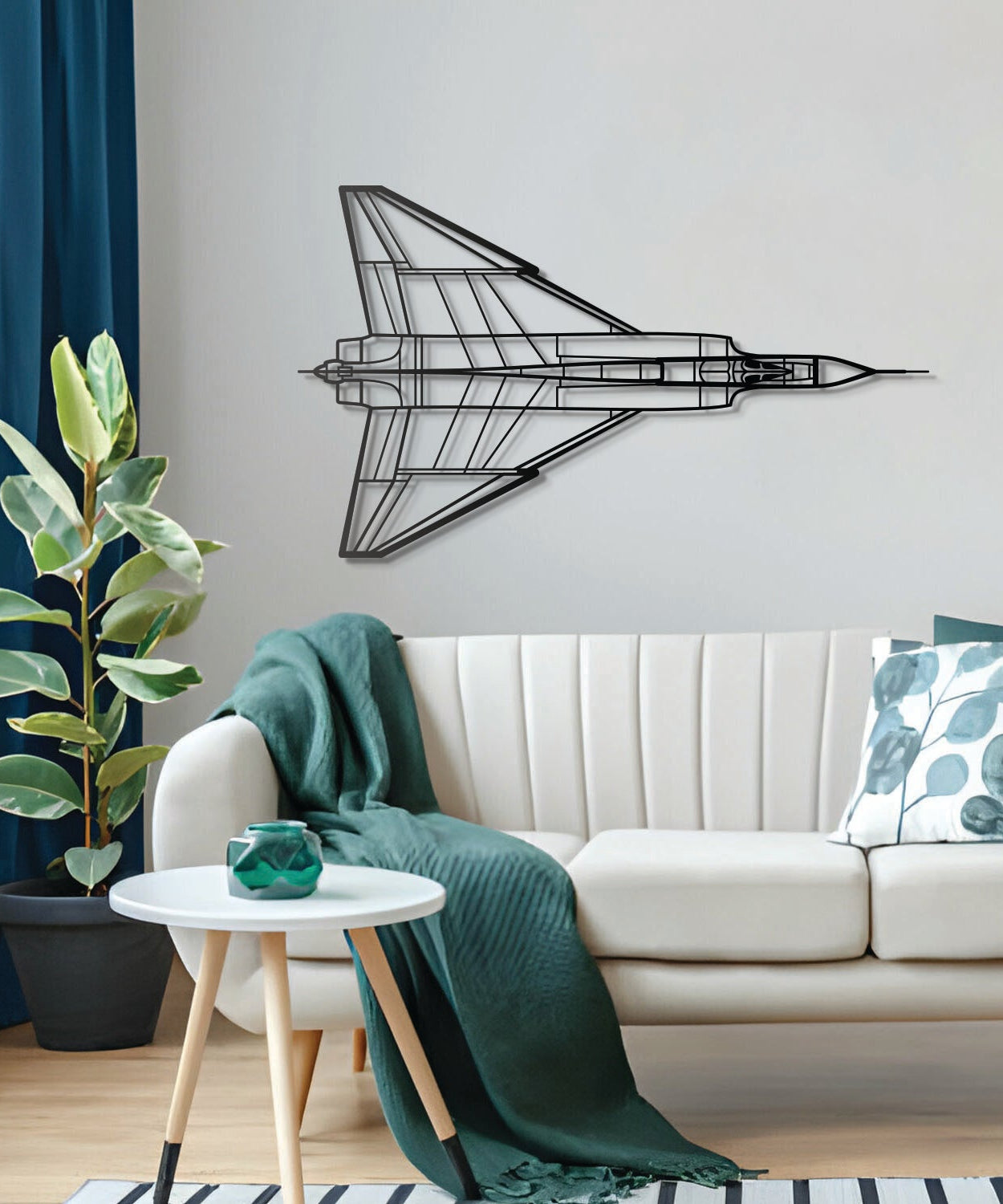 CF-105 Arrow Wandkunst aus Metall - NCP0166