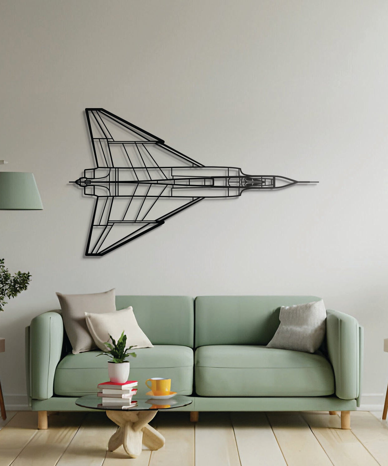 CF-105 Arrow Wandkunst aus Metall - NCP0166