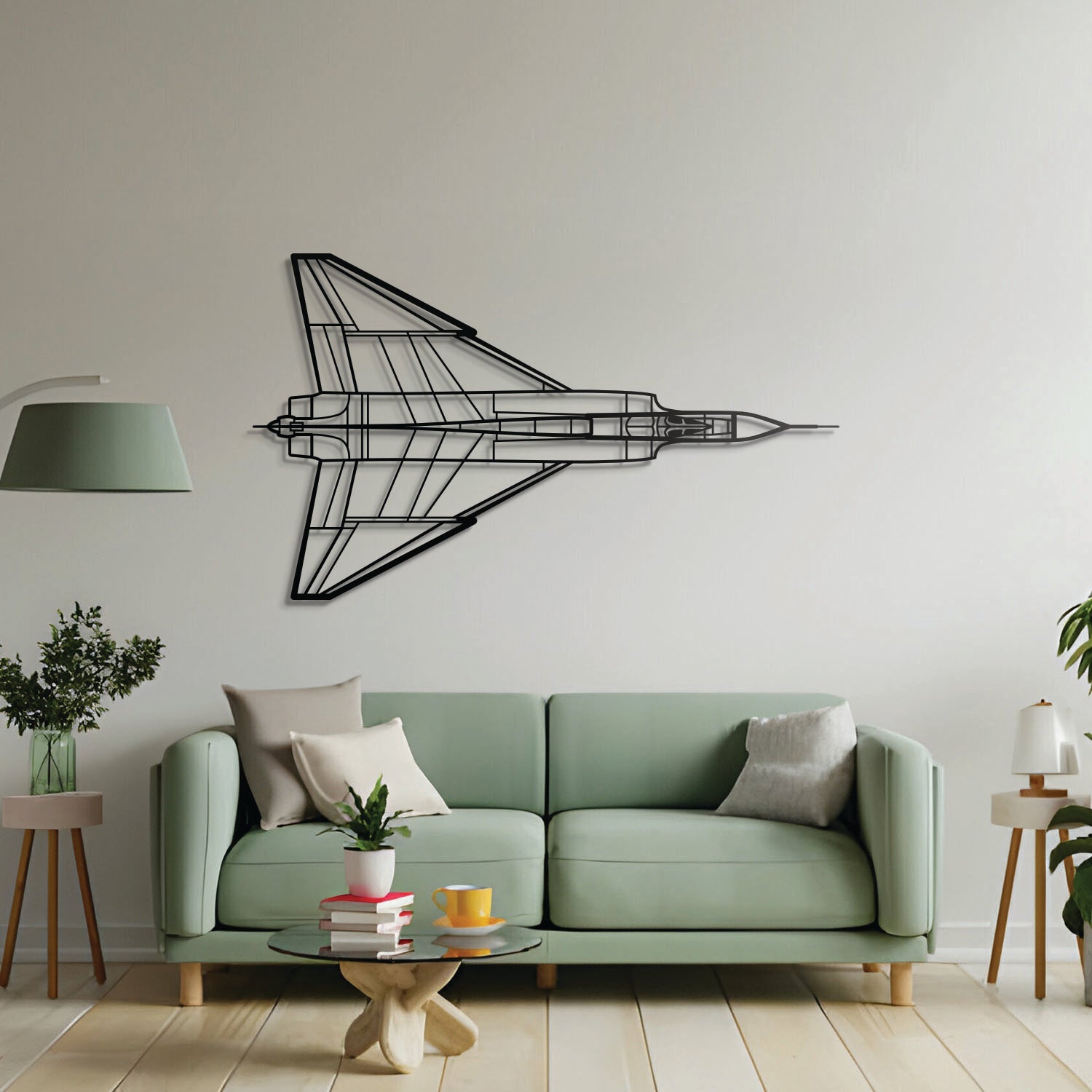 CF-105 Arrow Wandkunst aus Metall - NCP0166