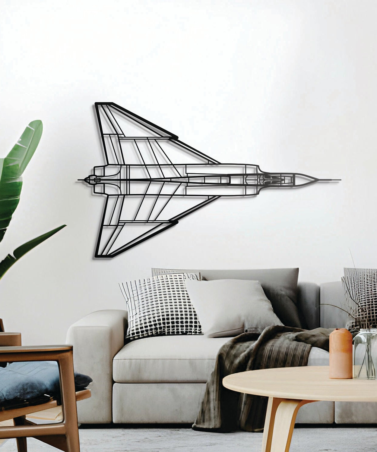 CF-105 Arrow Wandkunst aus Metall - NCP0166