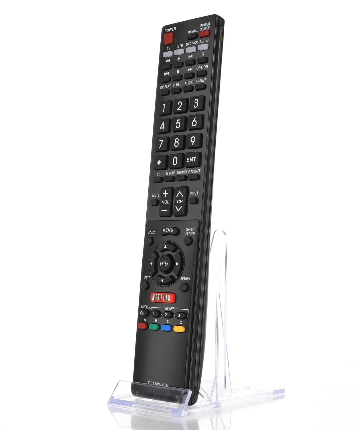 Anderic RRGB118WJSA Replacement Smart TV Remote Control for Sharp RRMCGB118WJSA