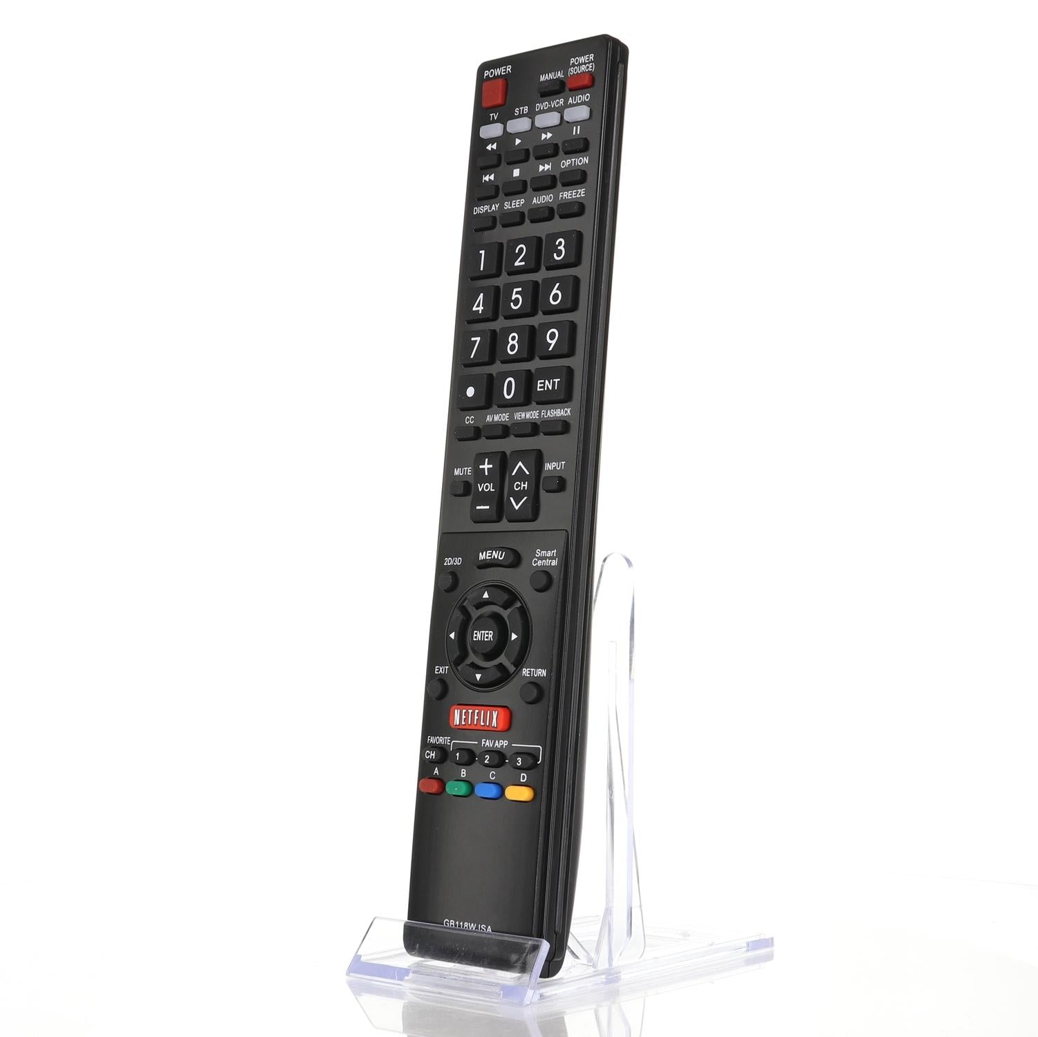 Anderic RRGB118WJSA Replacement Smart TV Remote Control for Sharp RRMCGB118WJSA