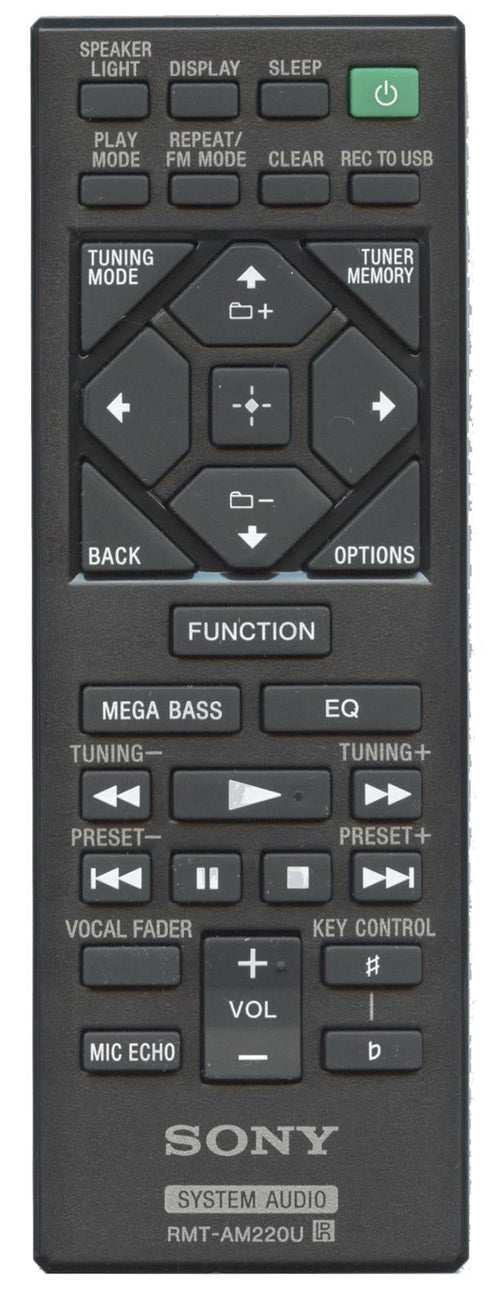 Dan's Originals RMT-AM220U Home Audio System Remote Control for Sony - 149317111 - RMTAM220U