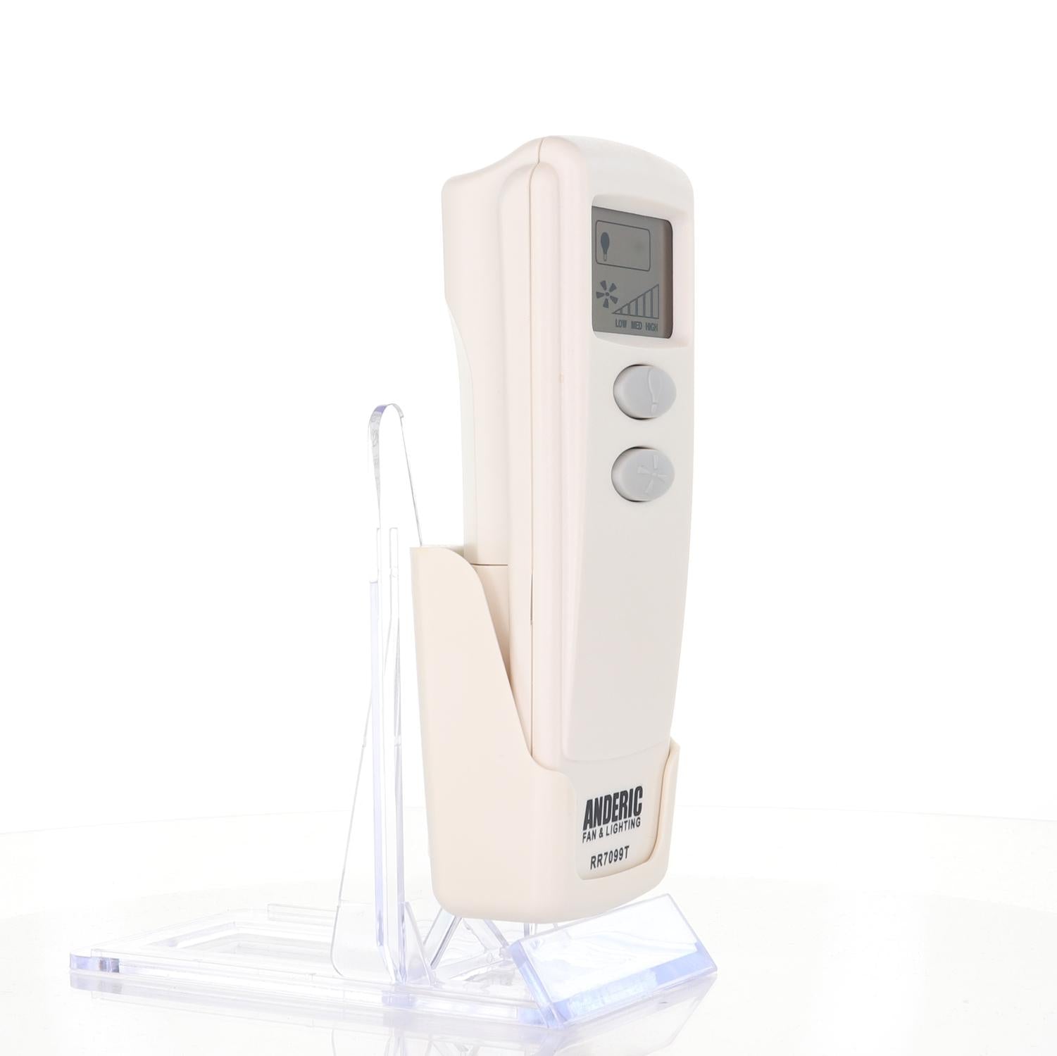 Anderic RR7099T Replacement Ceiling Fan Remote Control with LCD | CHQ8BT7098T