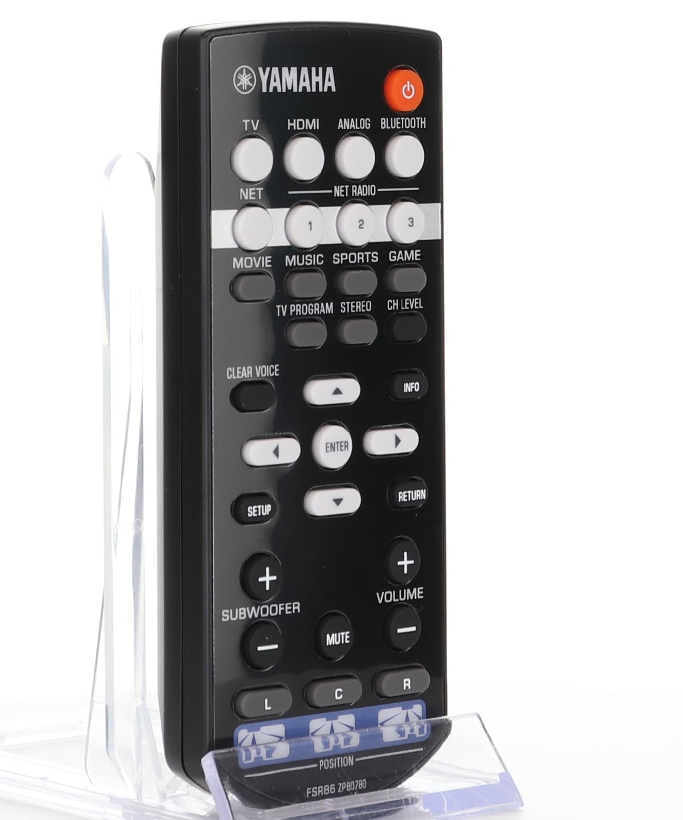 Yamaha FSR86 MusicCast TV Speaker Base Audio Remote Control - ZP807800