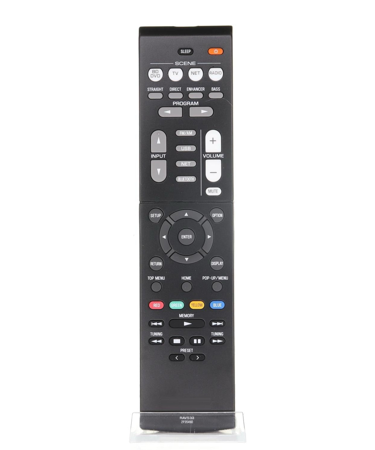 Yamaha RAV533 A/V RECEIVER IR Remote Control - ZP354900