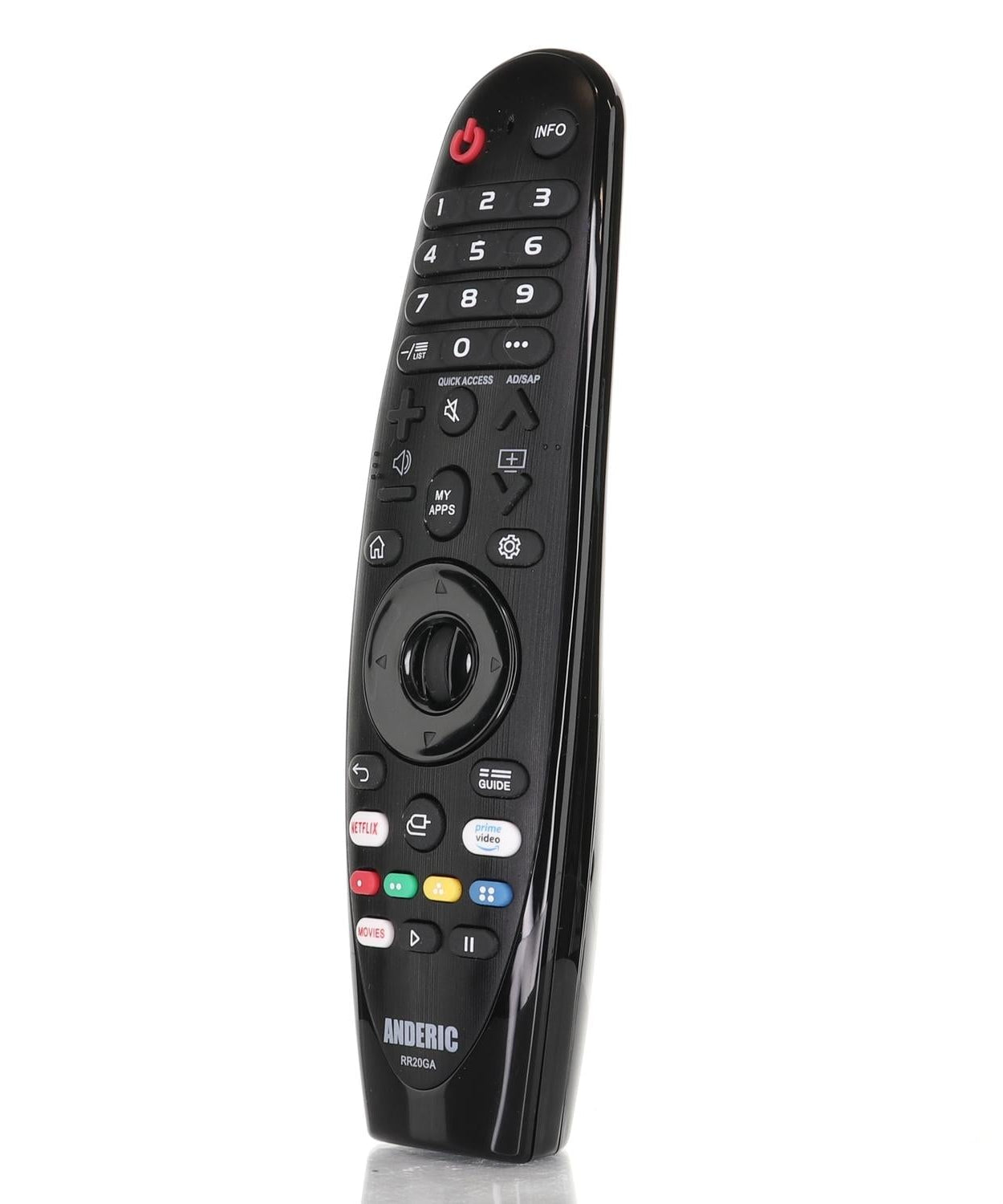 Anderic RR20GA Replacement Magic Remote Control for all LG Smart TVs | No Voice/Mouse Function | AN-MR20GA, AN-MR19BA, AN-MR18BA