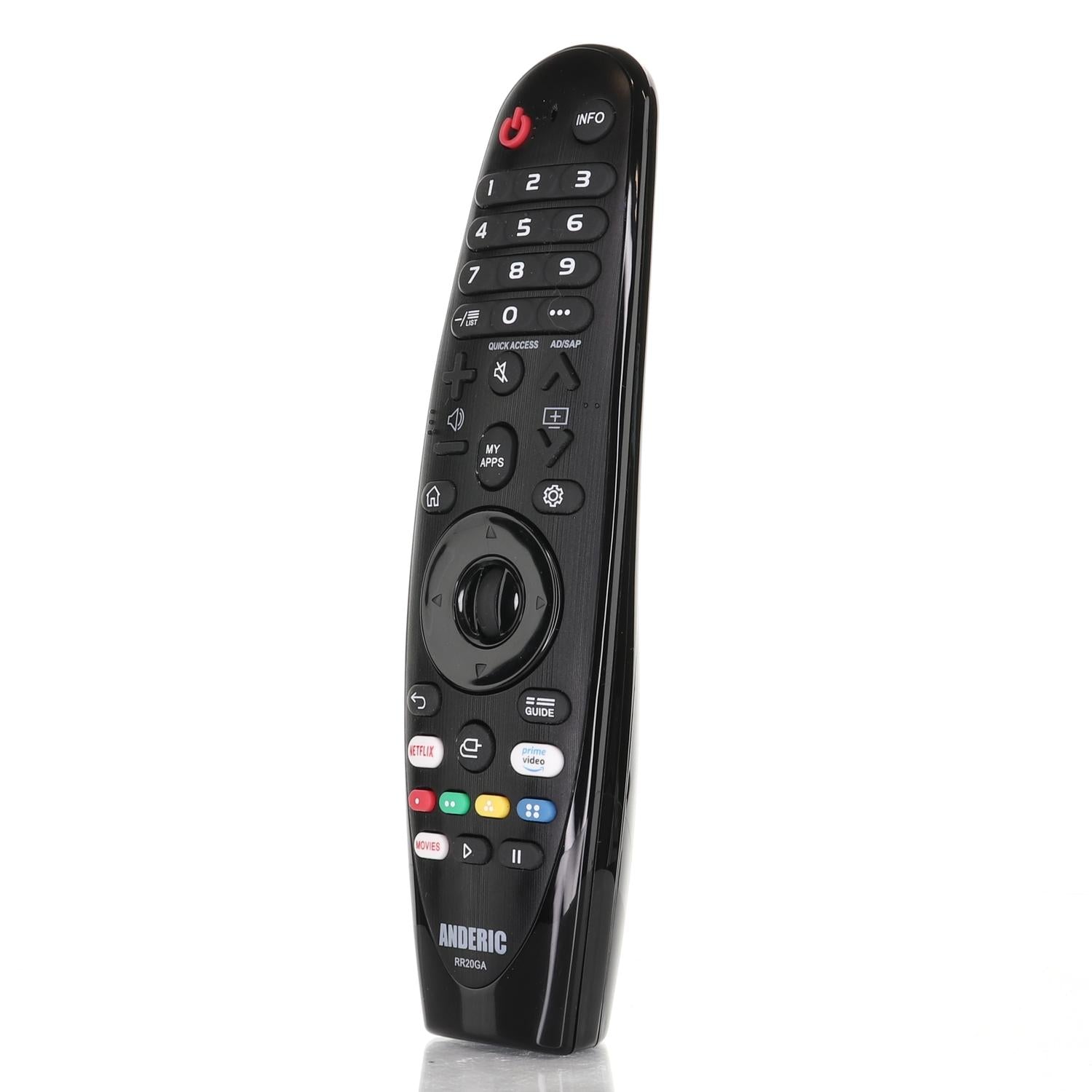 Anderic RR20GA Replacement Magic Remote Control for all LG Smart TVs | No Voice/Mouse Function | AN-MR20GA, AN-MR19BA, AN-MR18BA
