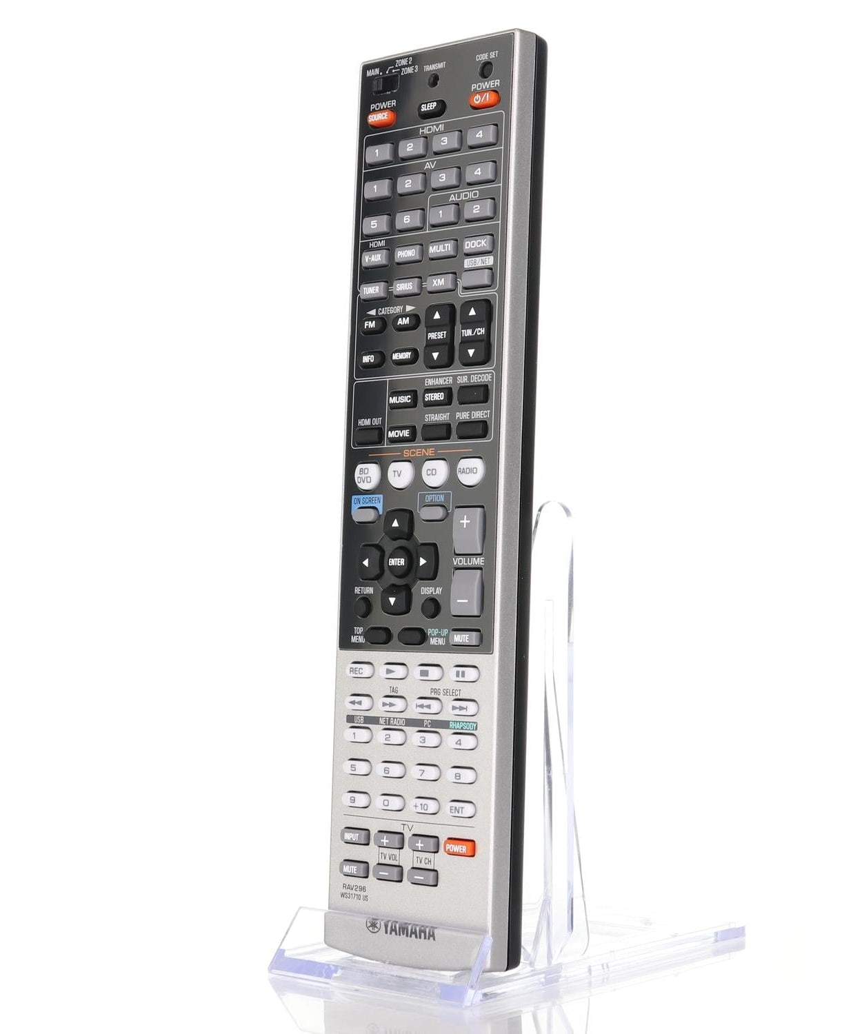 Yamaha RAV296 A/V Receiver Remote Control | RXV2065 - WS317100