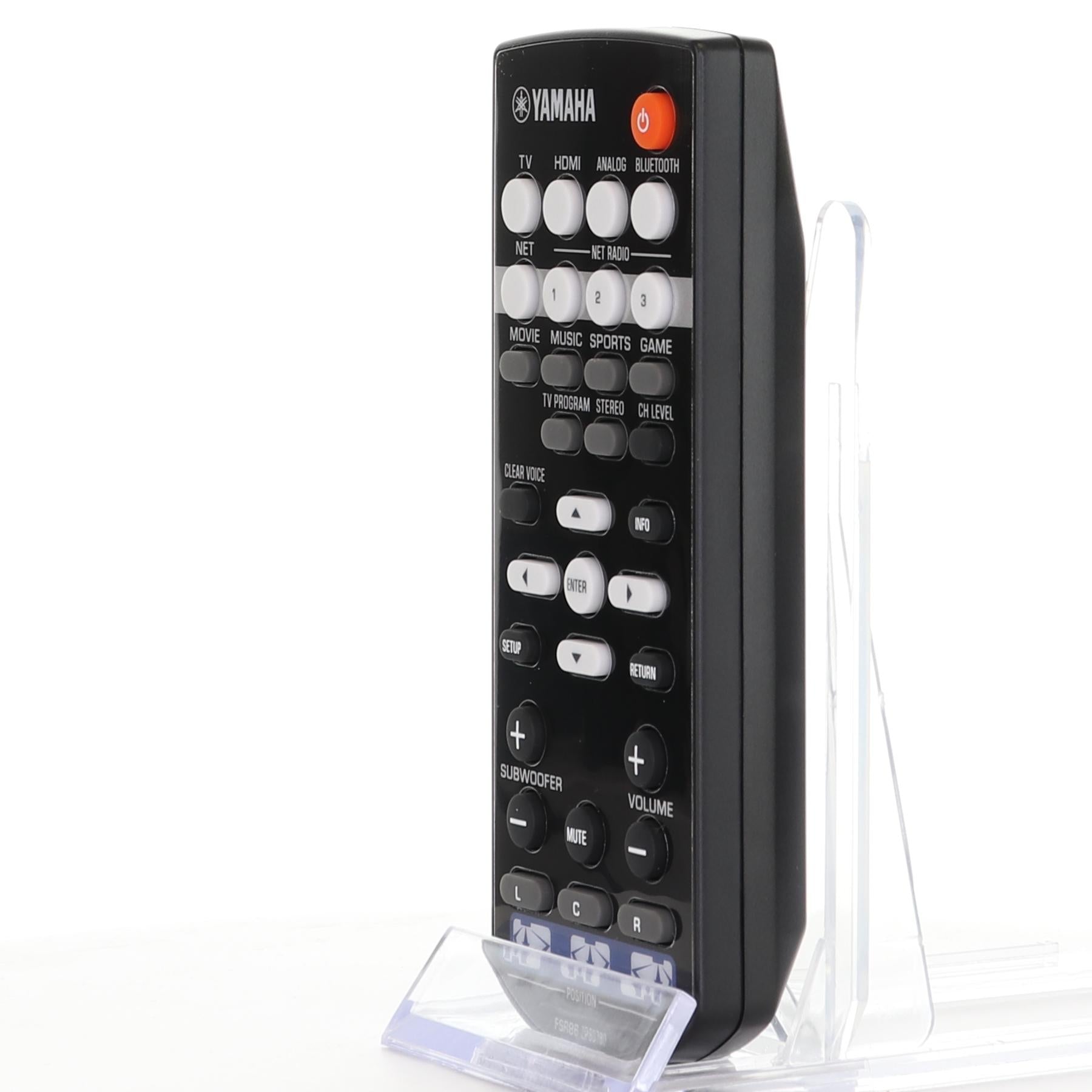 Yamaha FSR86 MusicCast TV Speaker Base Audio Remote Control - ZP807800