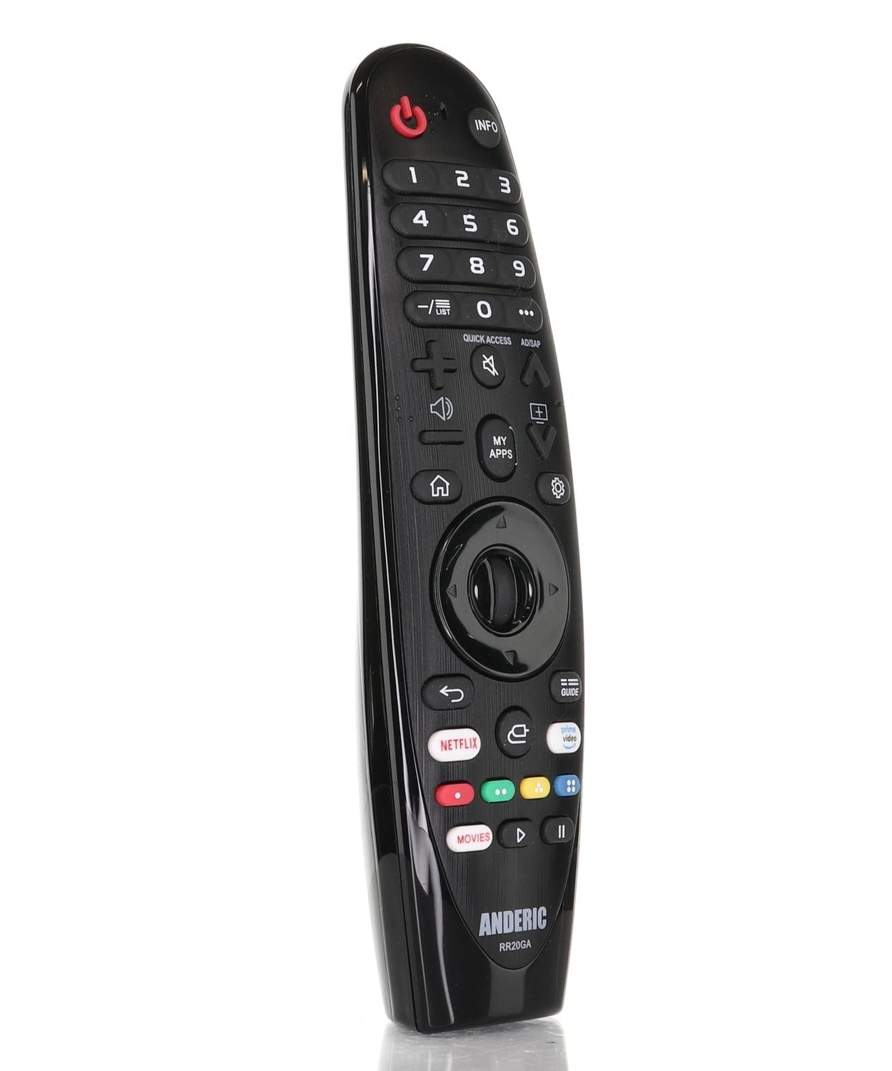 Anderic RR20GA Replacement Magic Remote Control for all LG Smart TVs | No Voice/Mouse Function | AN-MR20GA, AN-MR19BA, AN-MR18BA