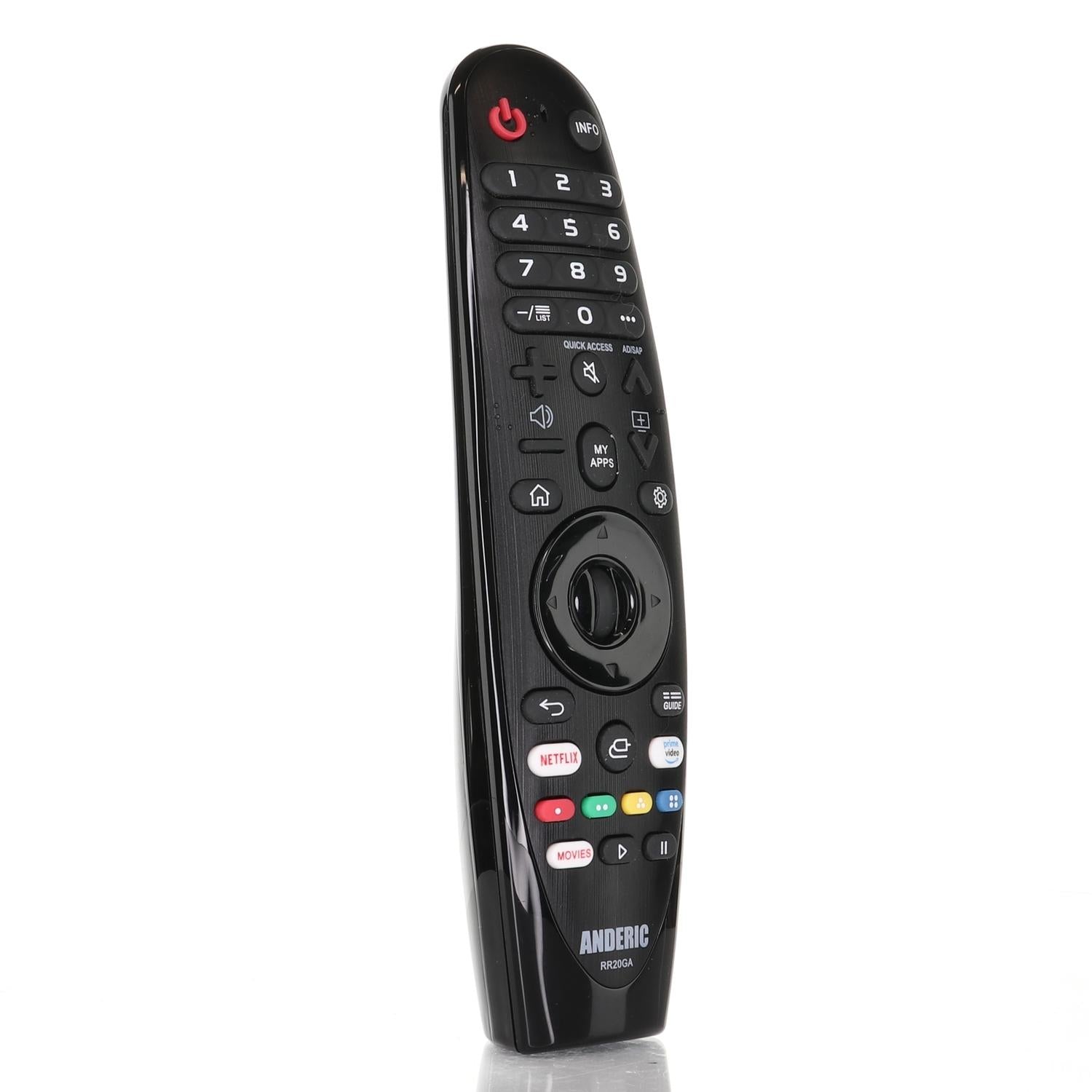 Anderic RR20GA Replacement Magic Remote Control for all LG Smart TVs | No Voice/Mouse Function | AN-MR20GA, AN-MR19BA, AN-MR18BA